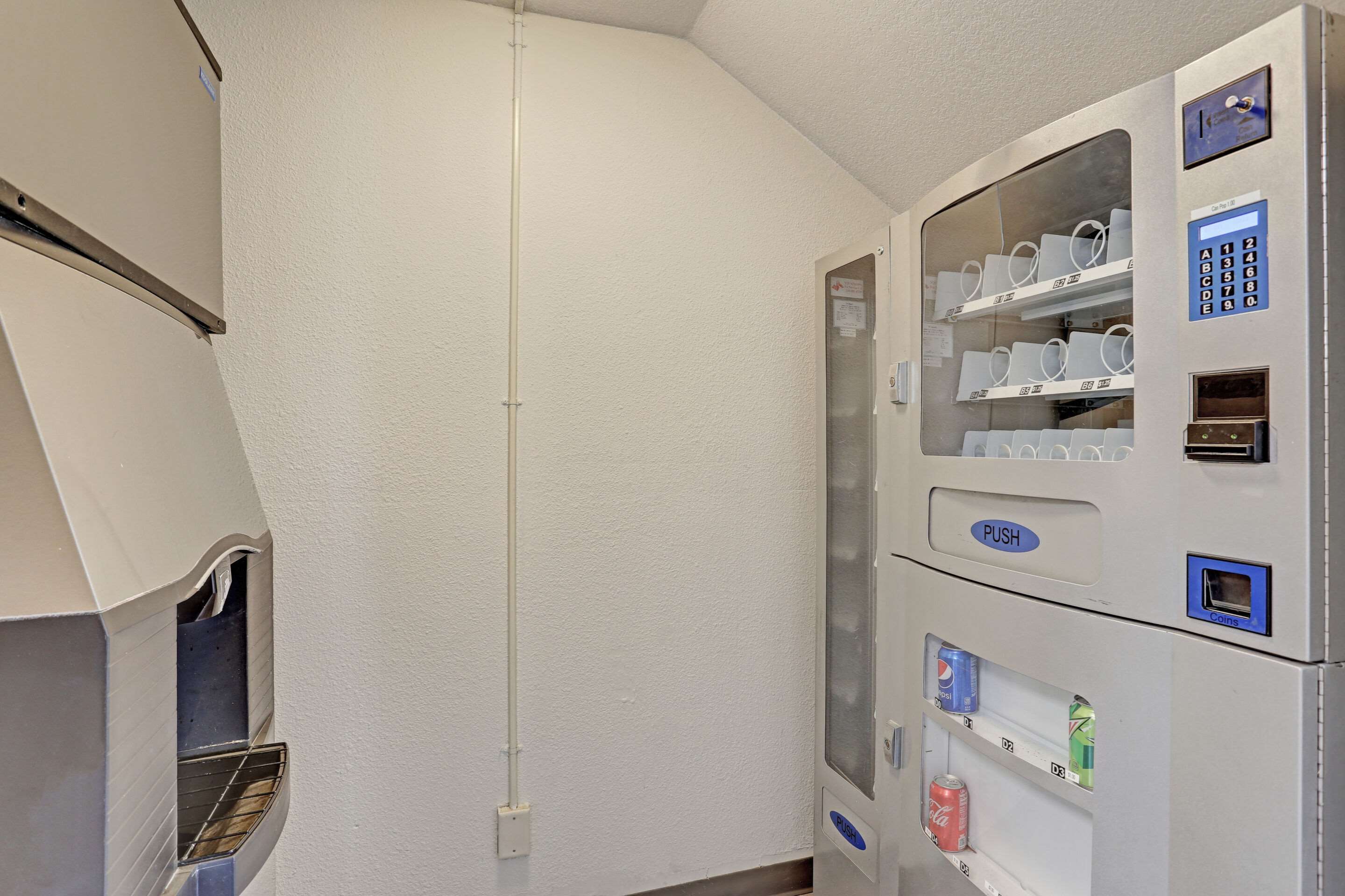 Hotel vending area