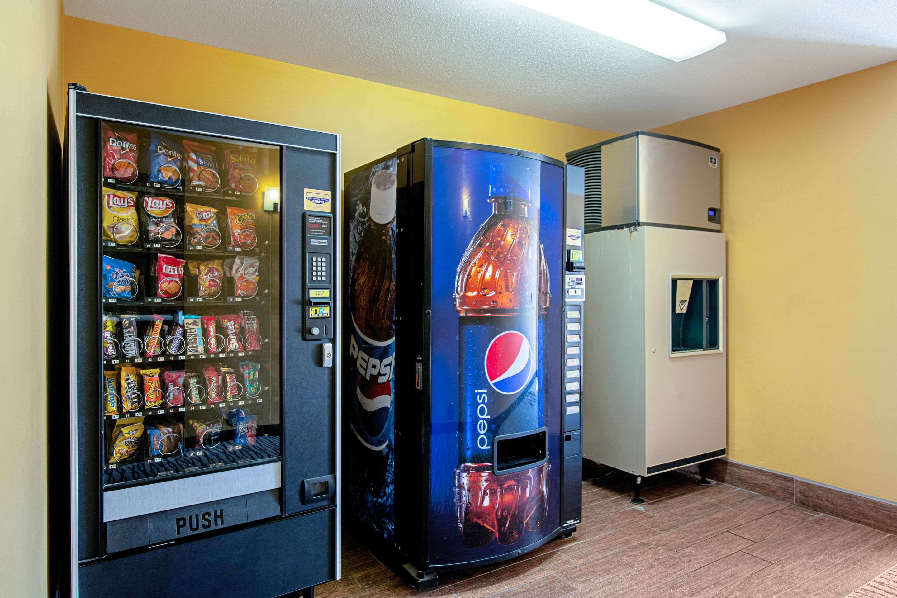 Hotel vending area