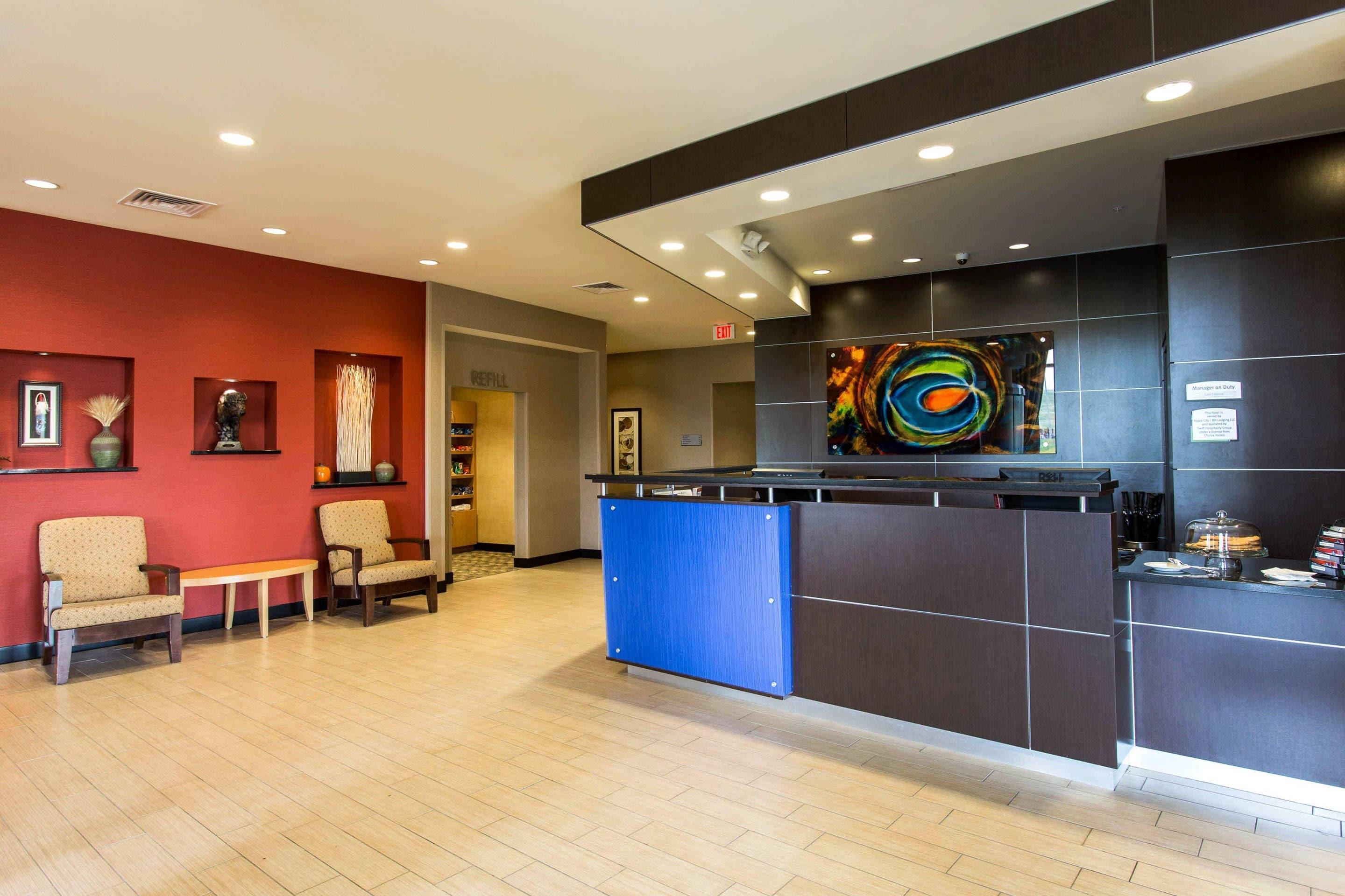 Hotel lobby | Cambria Hotel Rapid City near Mount Rushmore