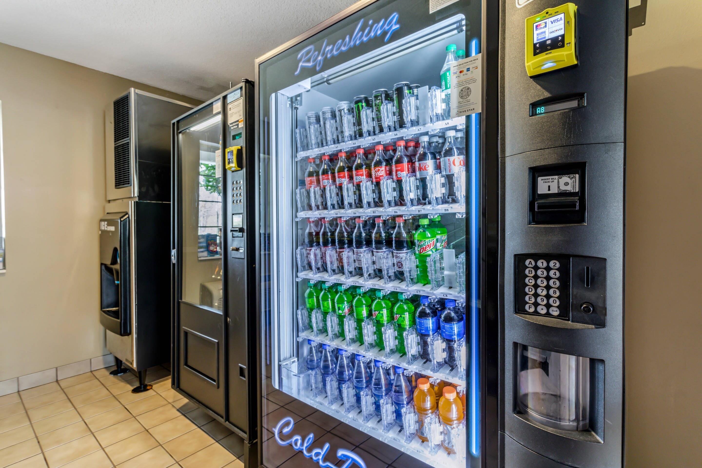 Hotel vending area