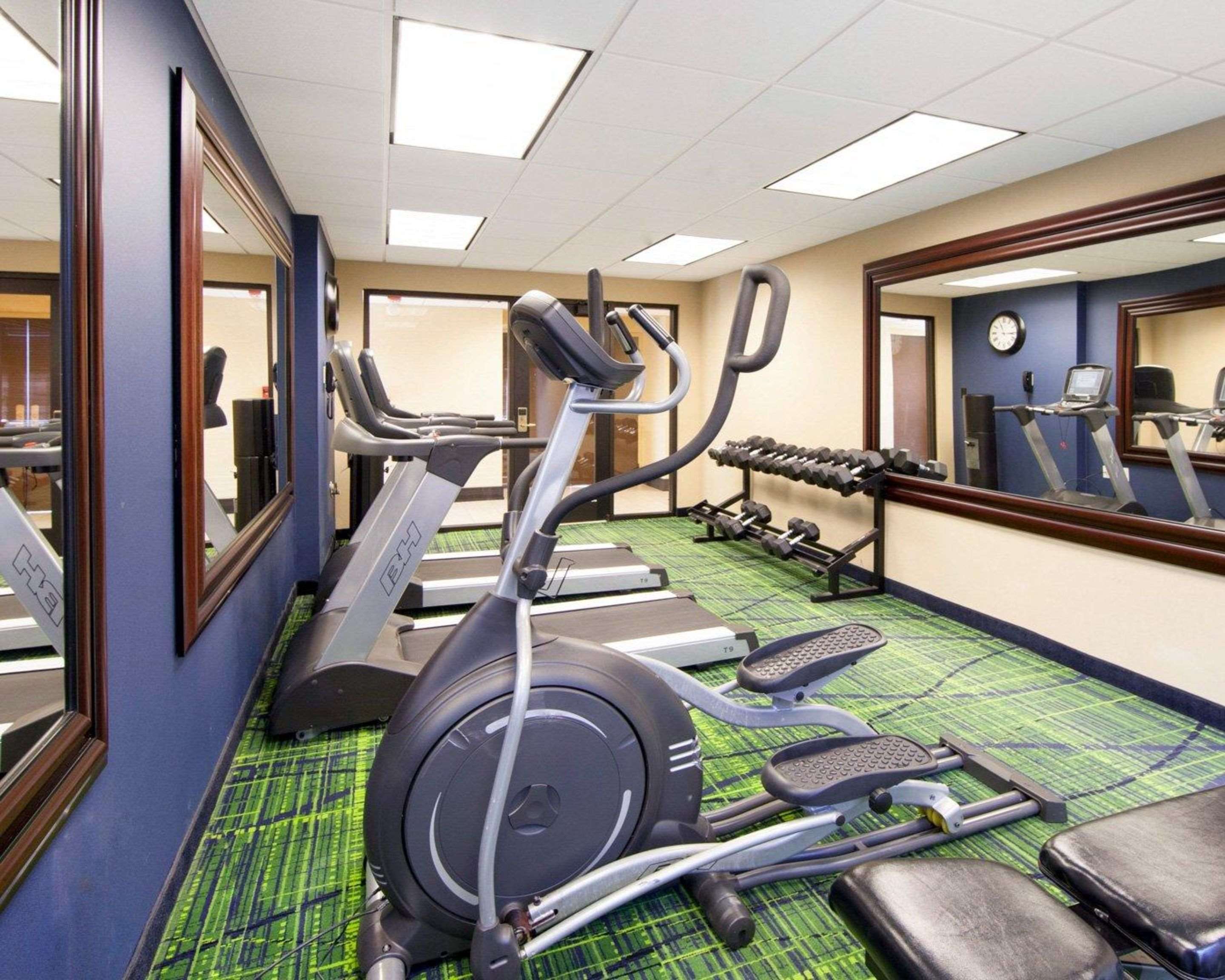 Fitness center with cardio equipment