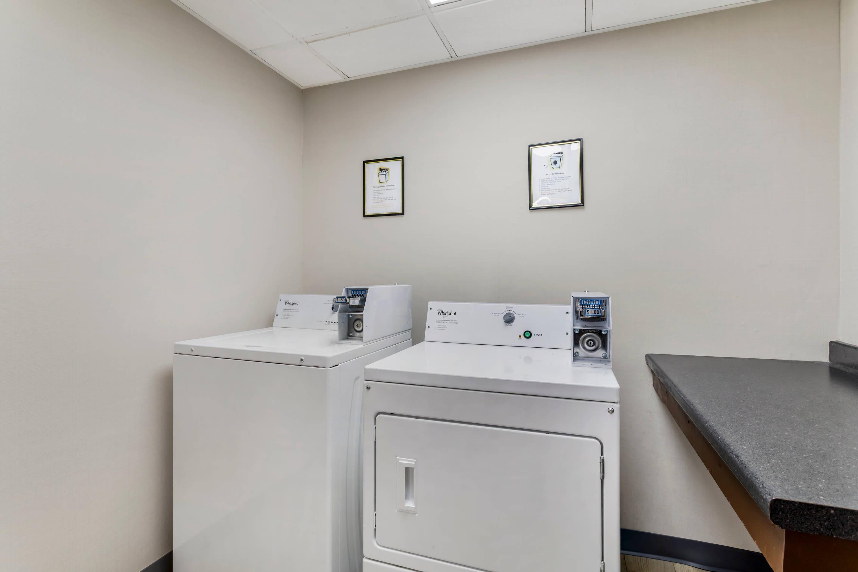 Guest laundry facilities