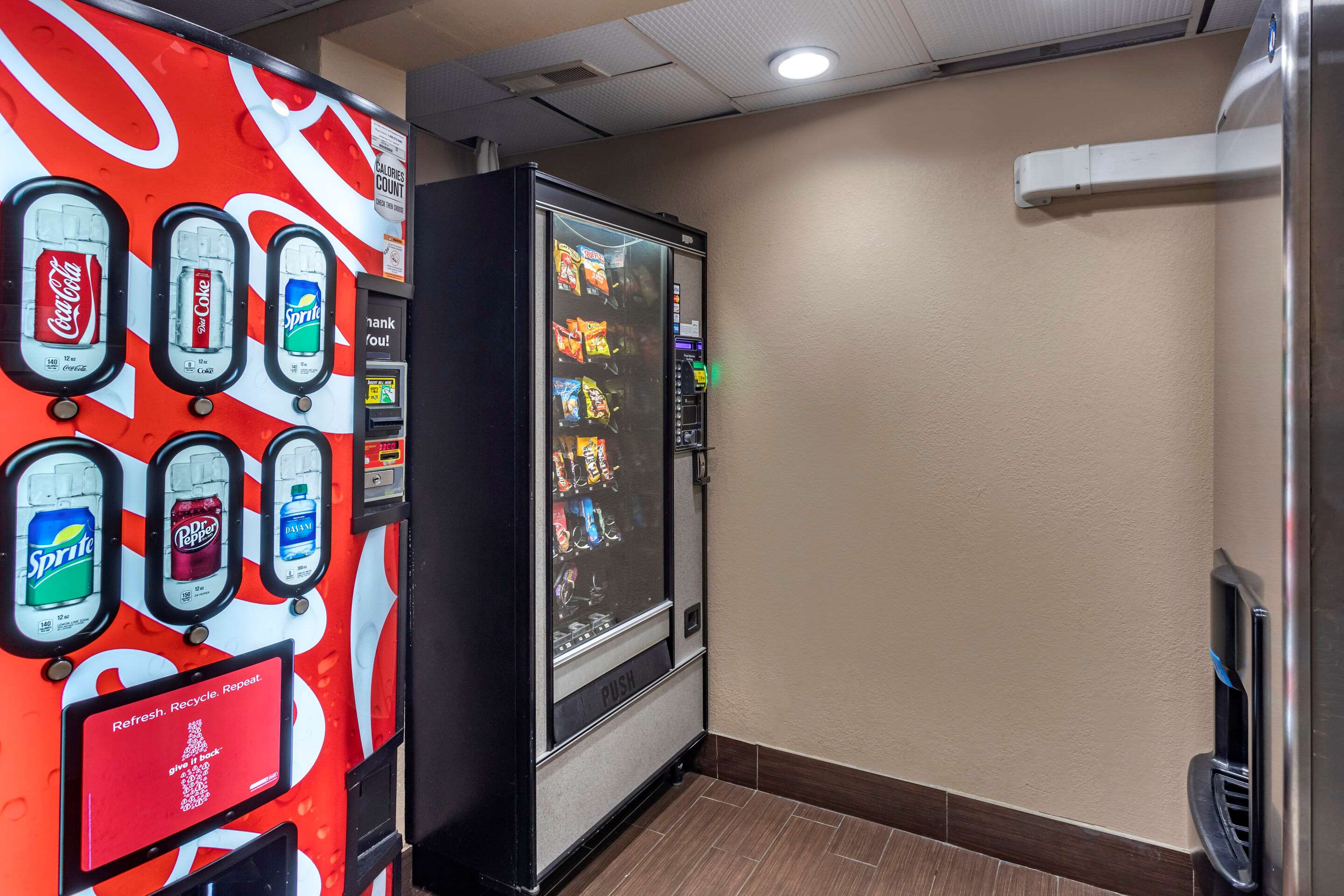 Hotel vending area