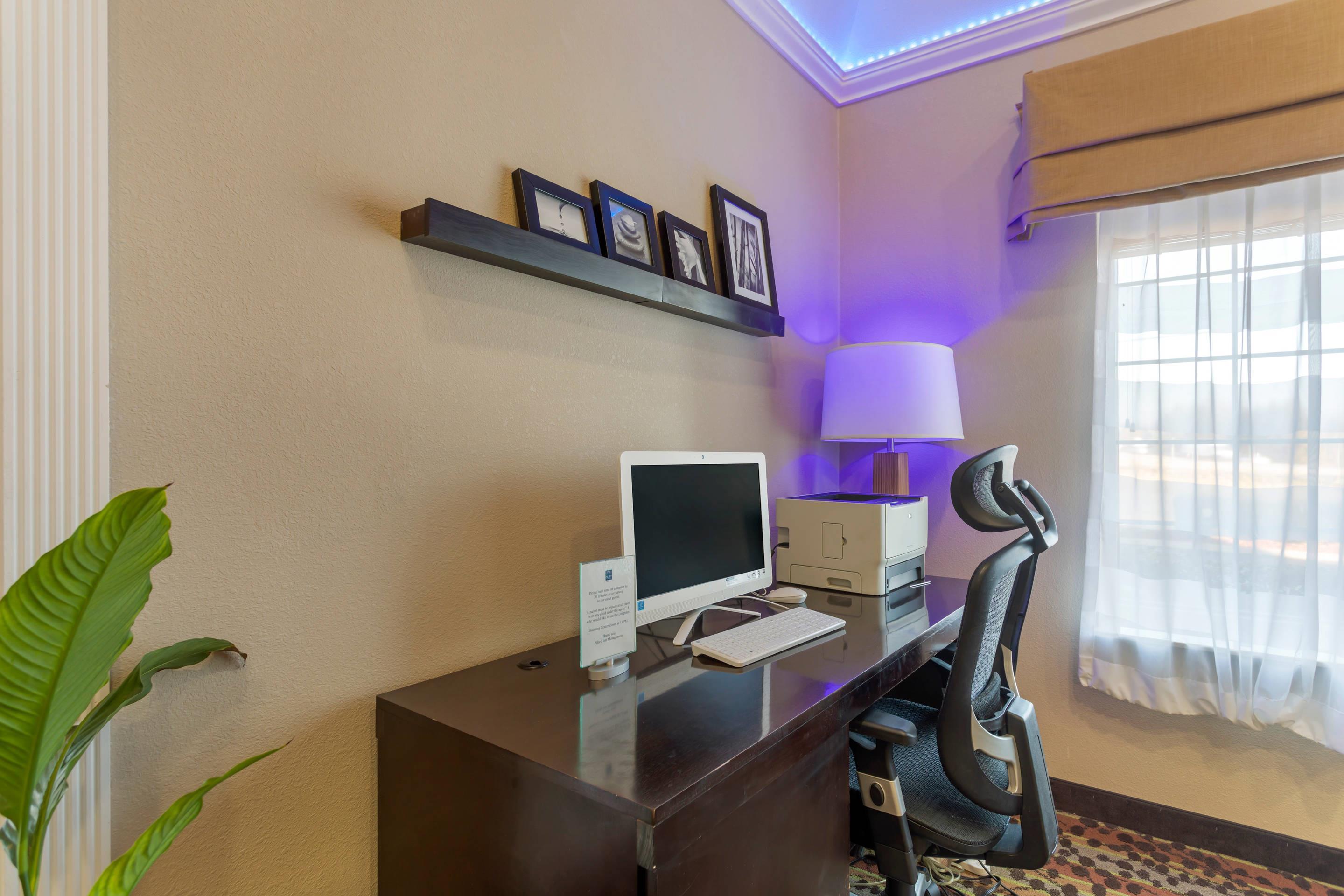 Computer in the lobby
