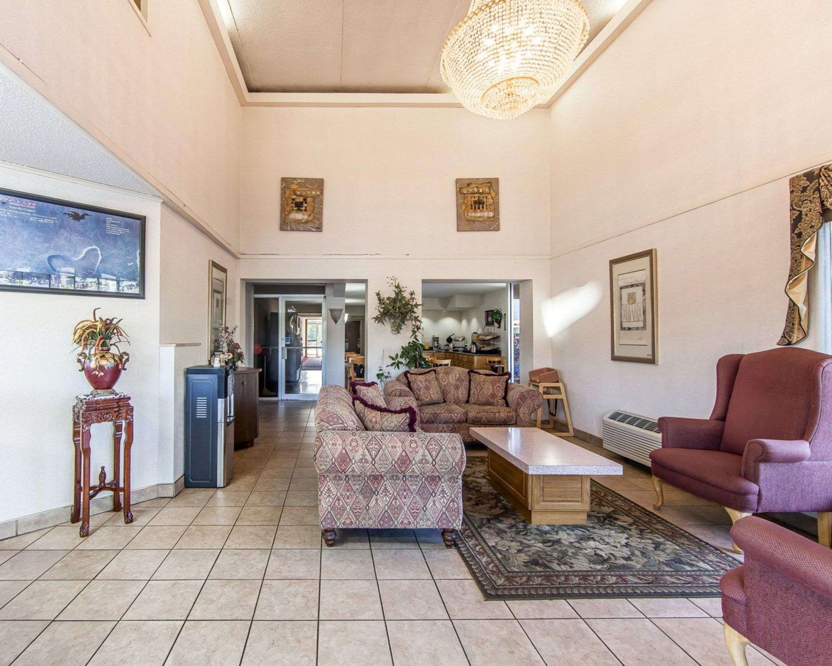 Spacious lobby