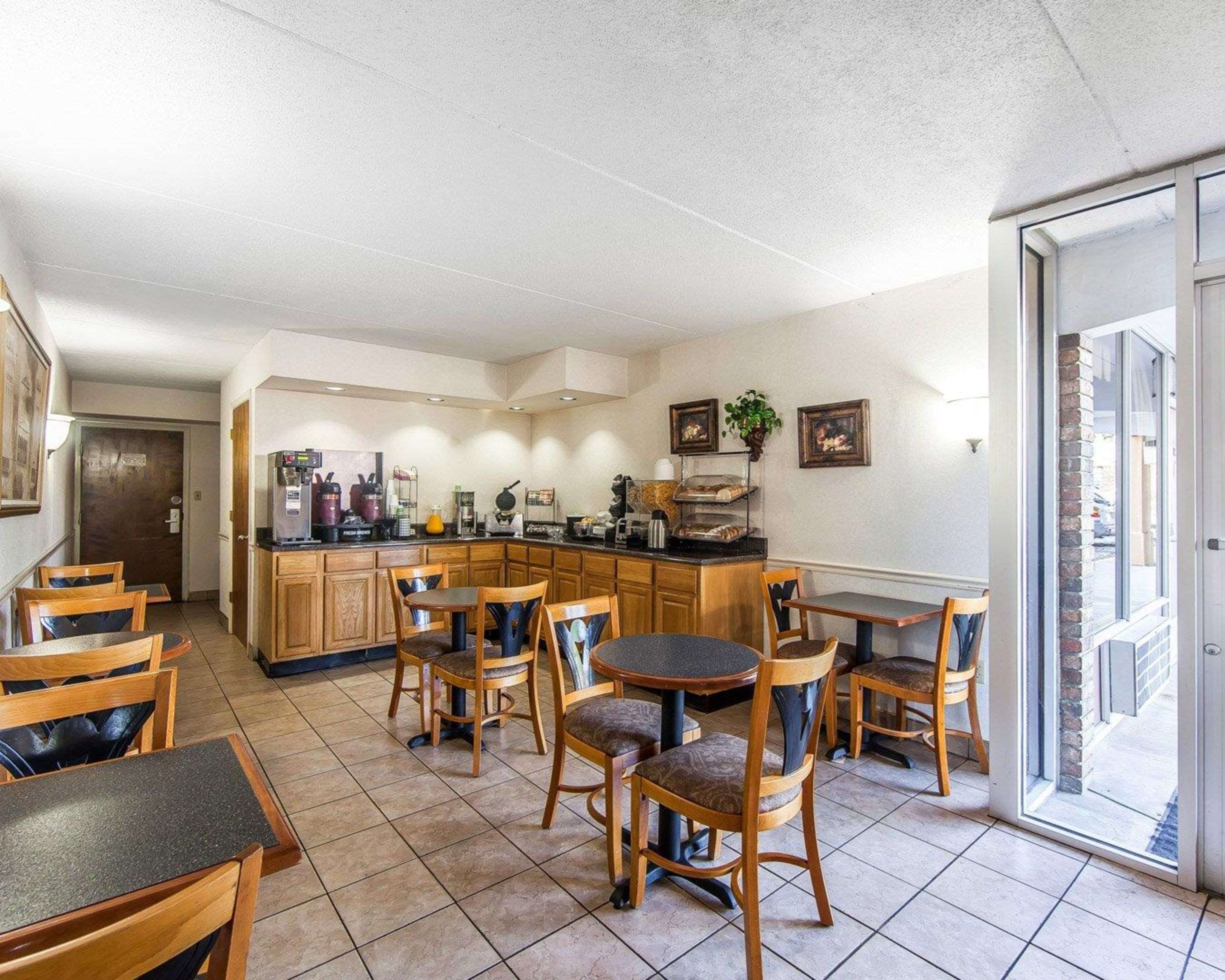 Enjoy breakfast in this seating area