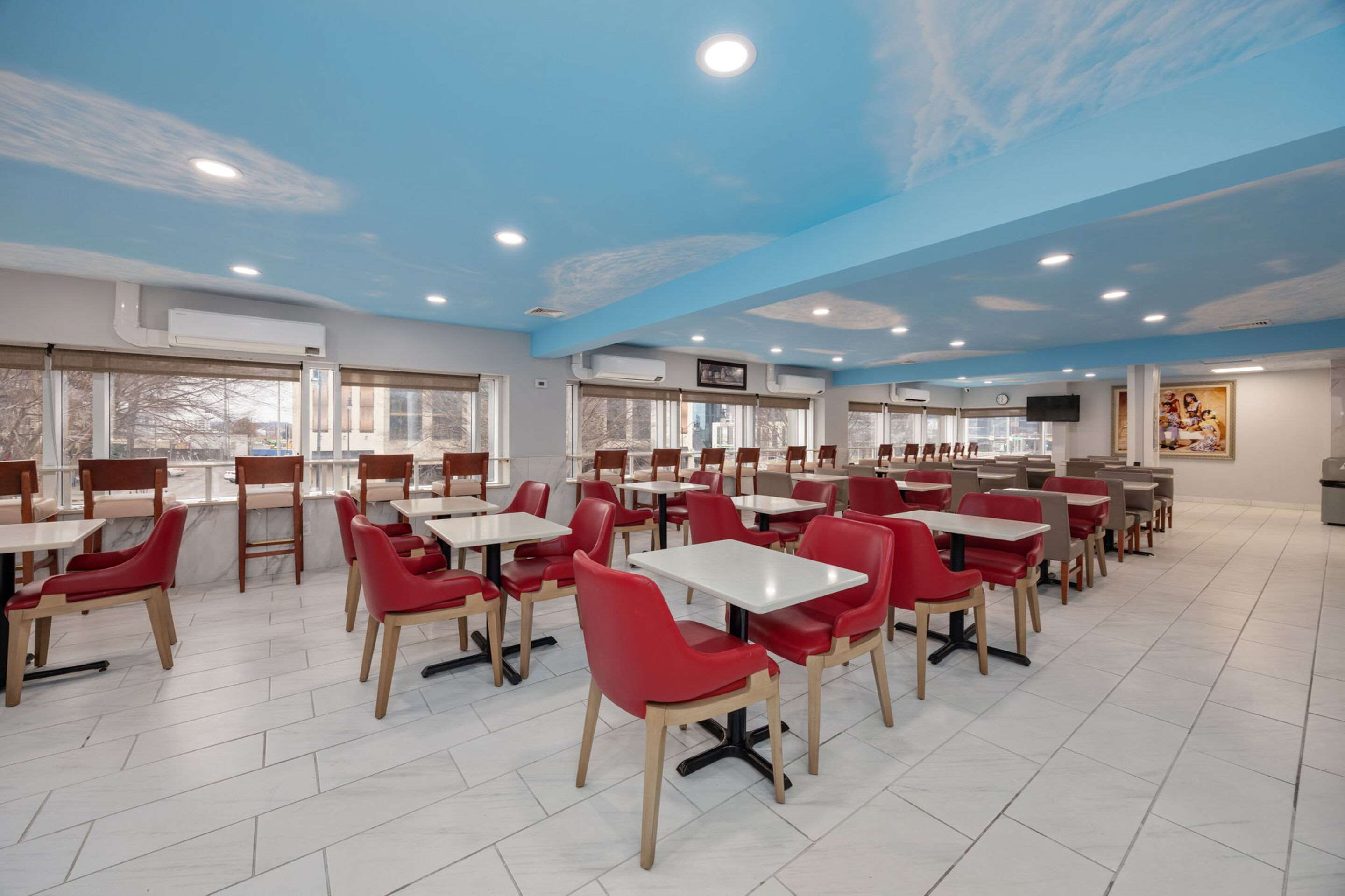Enjoy breakfast in this seating area | Comfort Inn Downtown Nashville/Vanderbilt