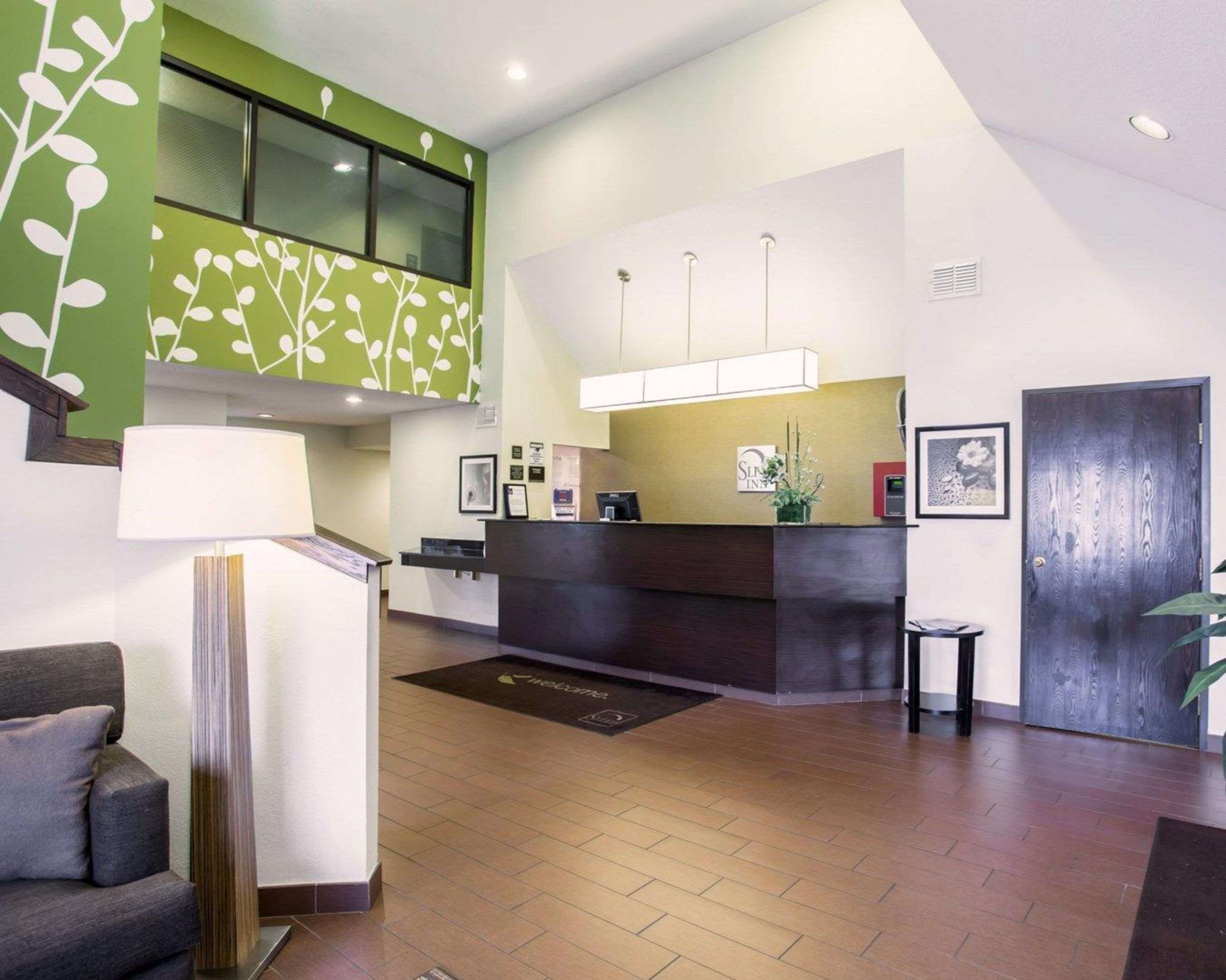 Spacious lobby