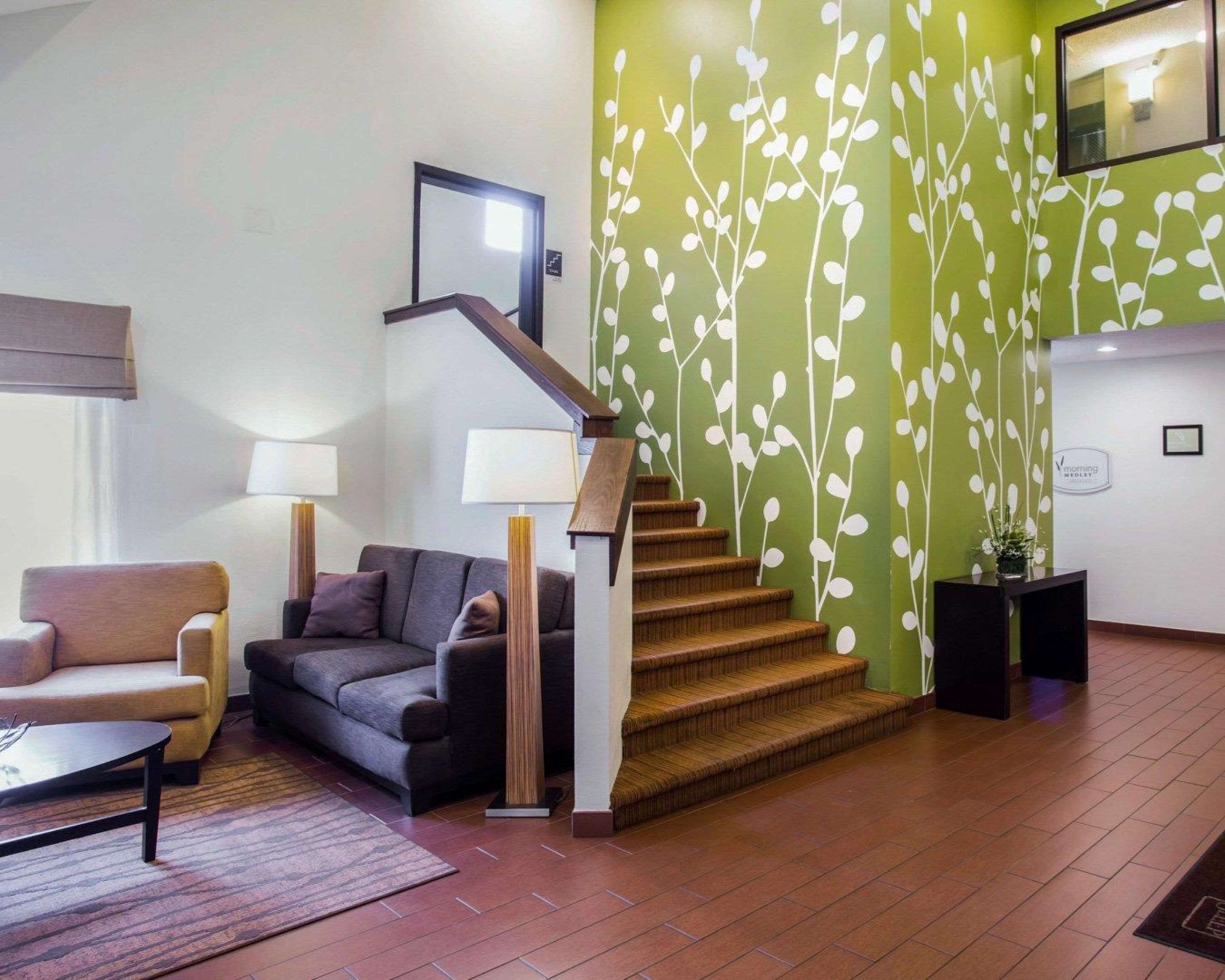 Spacious lobby