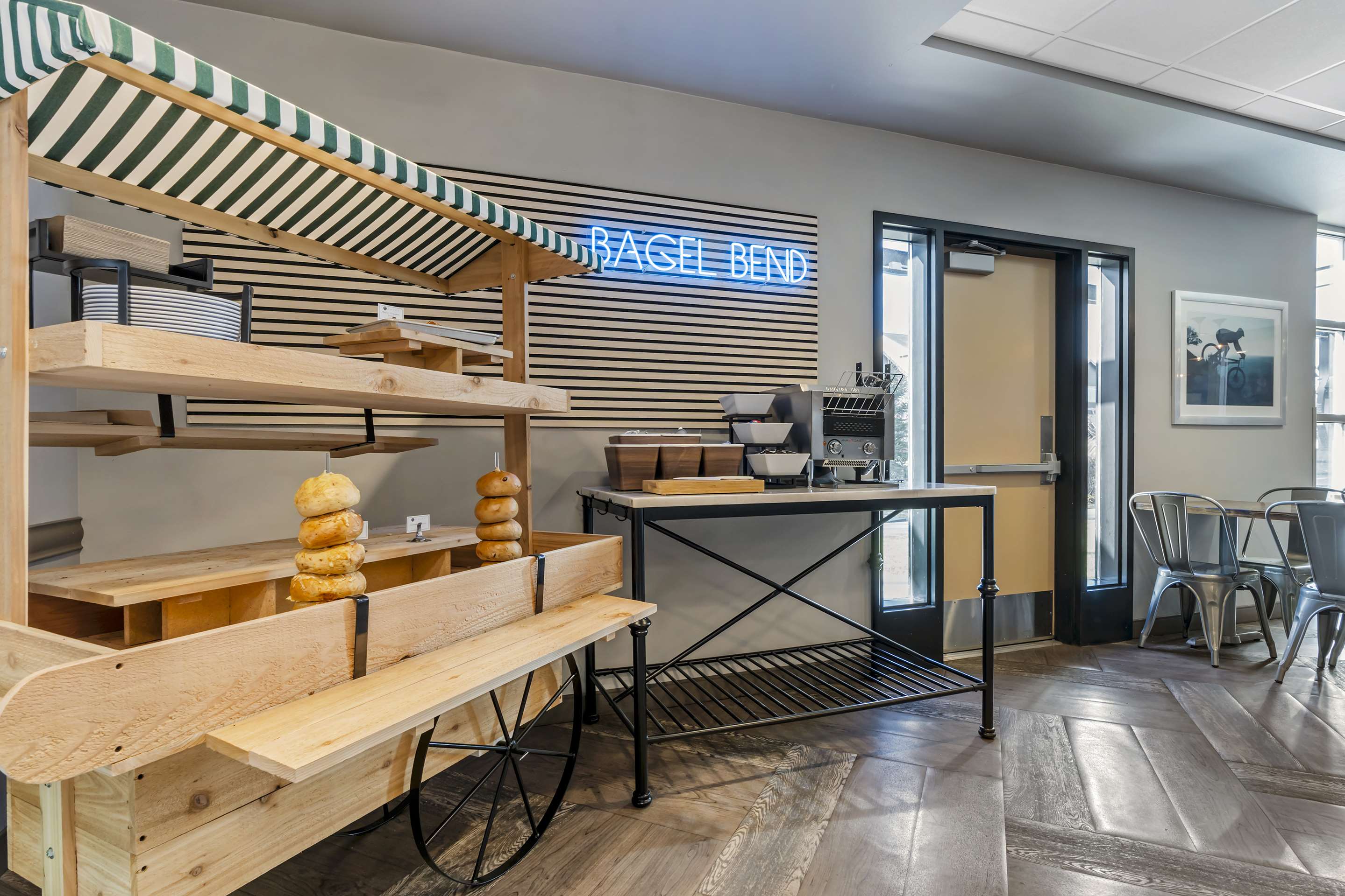 The Bagel Bend! | Hotel Peppertree Bend, BW Premier Collection