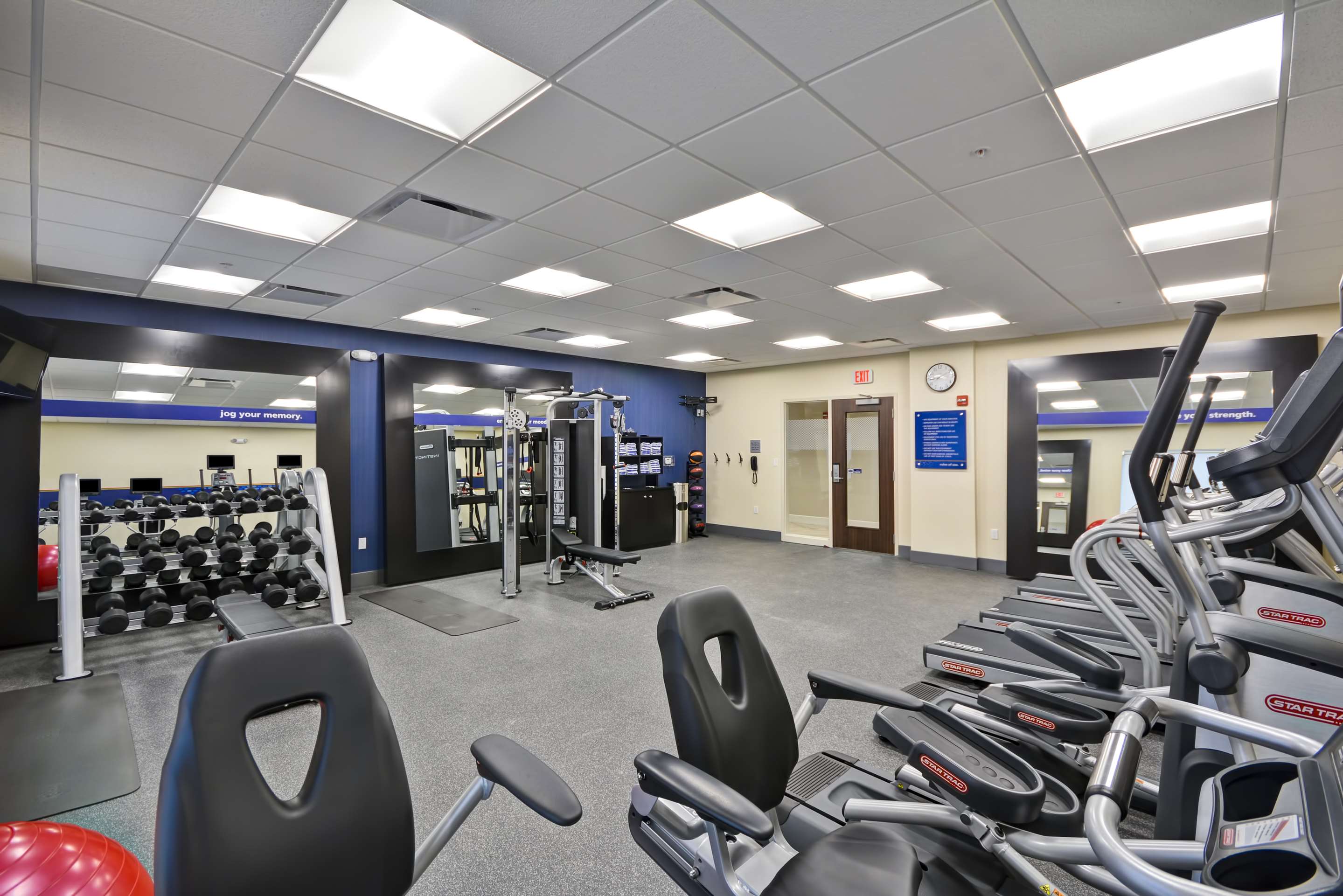 Health club fitness center gym