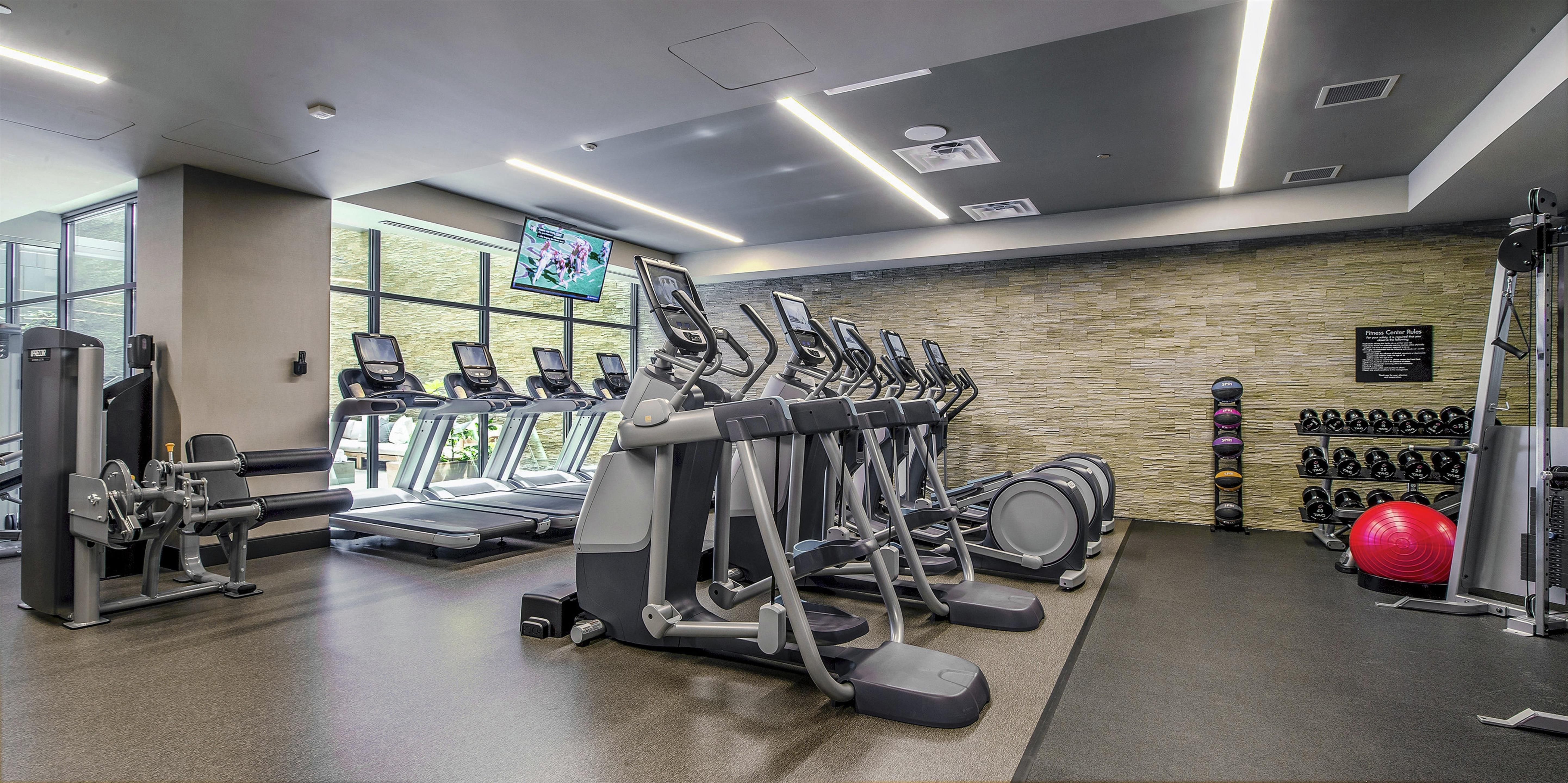 Health club fitness center gym | The Porter Portland, Curio Collection by Hilton