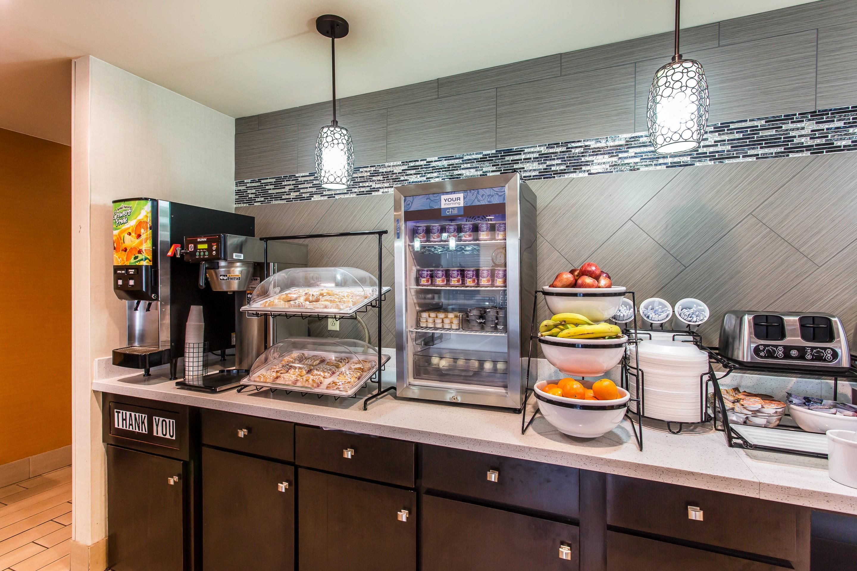 Assorted breakfast items | Comfort Inn & Suites Cookeville
