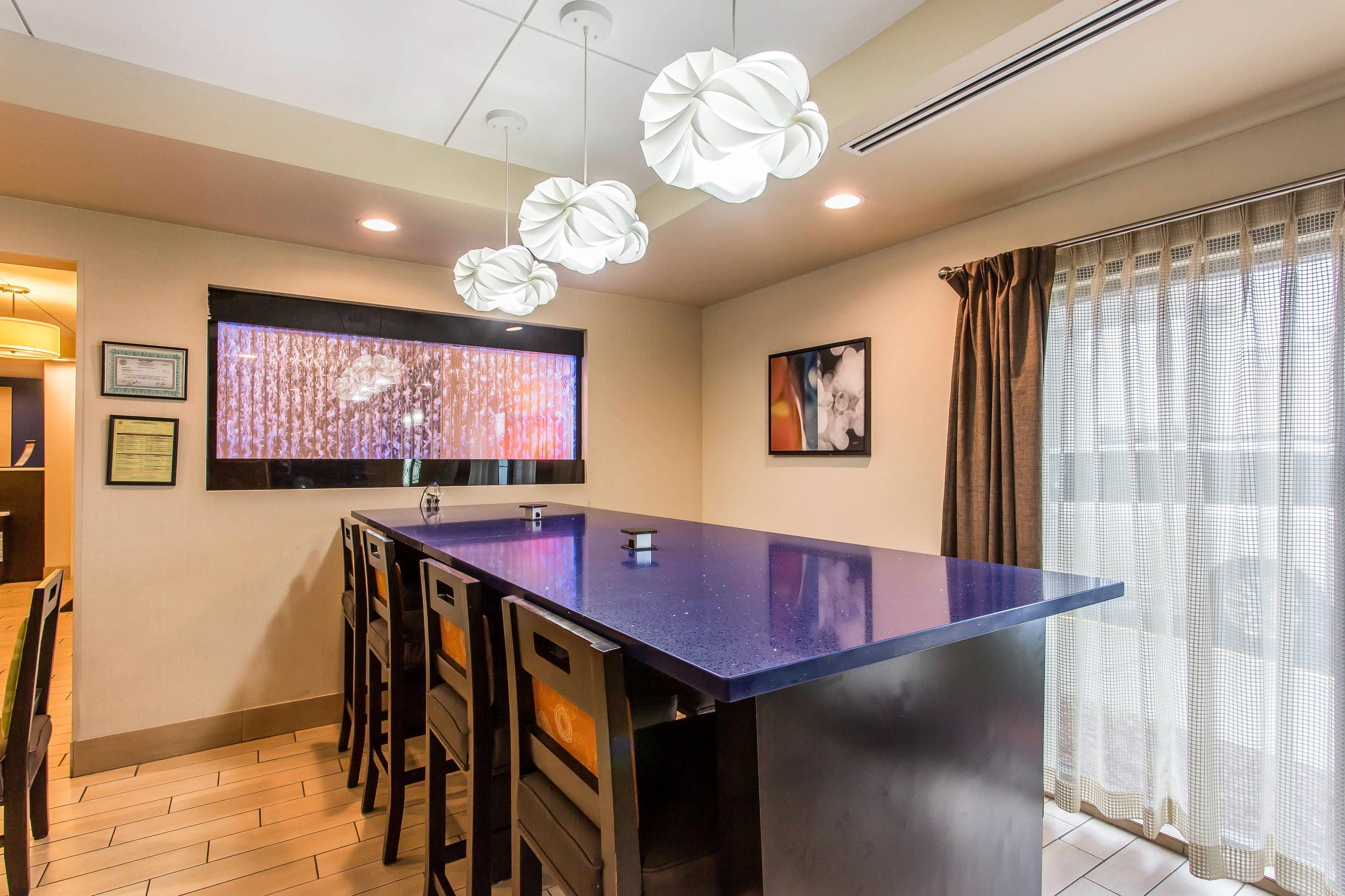Enjoy breakfast in this seating area | Comfort Inn & Suites Cookeville