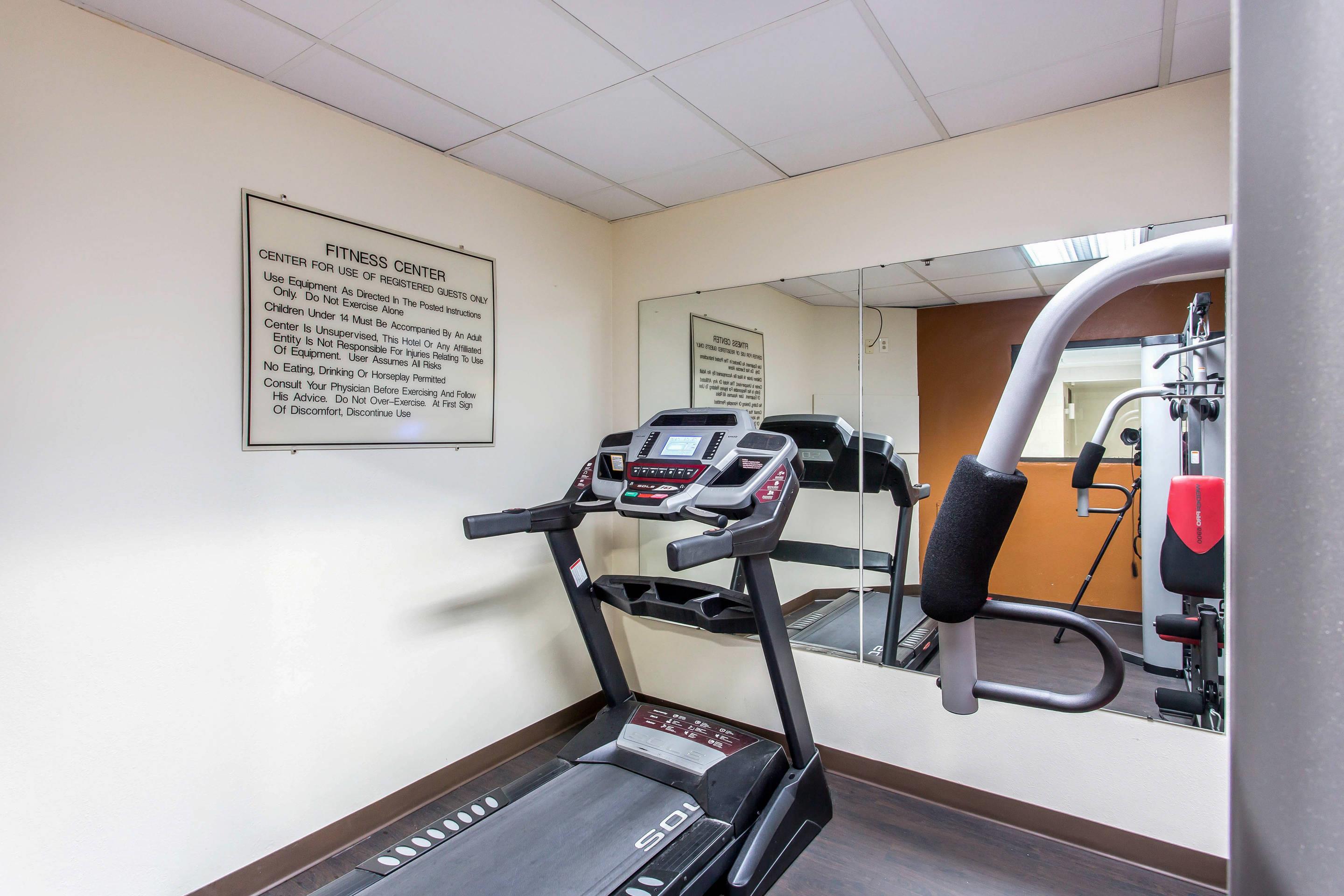 Exercise room with cardio equipment | Comfort Inn & Suites Cookeville