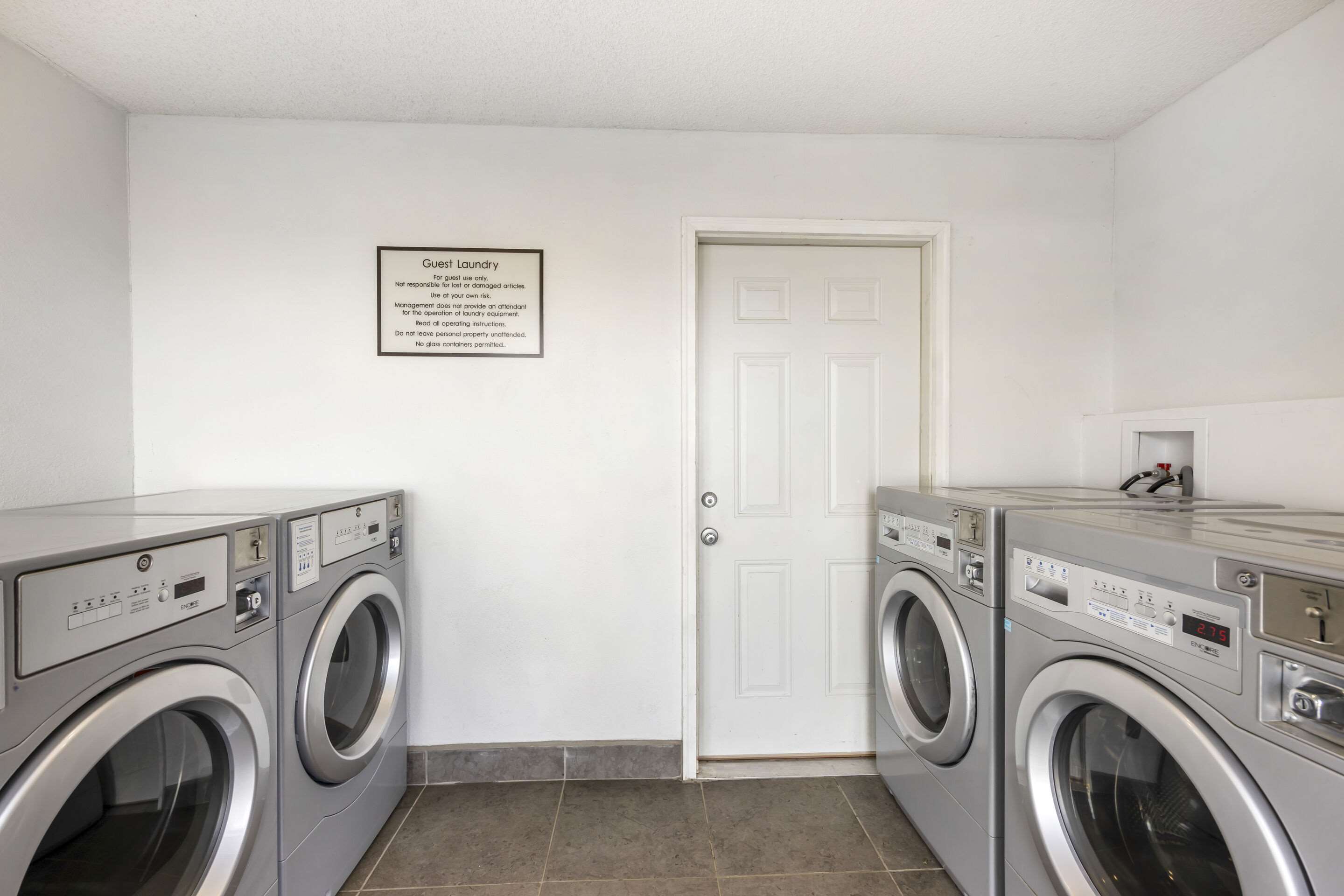 Guest laundry facilities