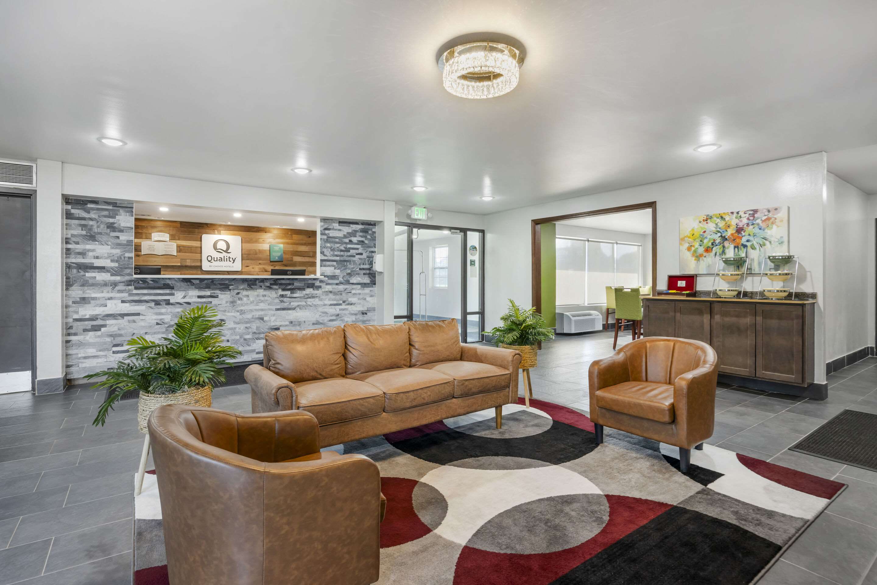 Hotel lobby