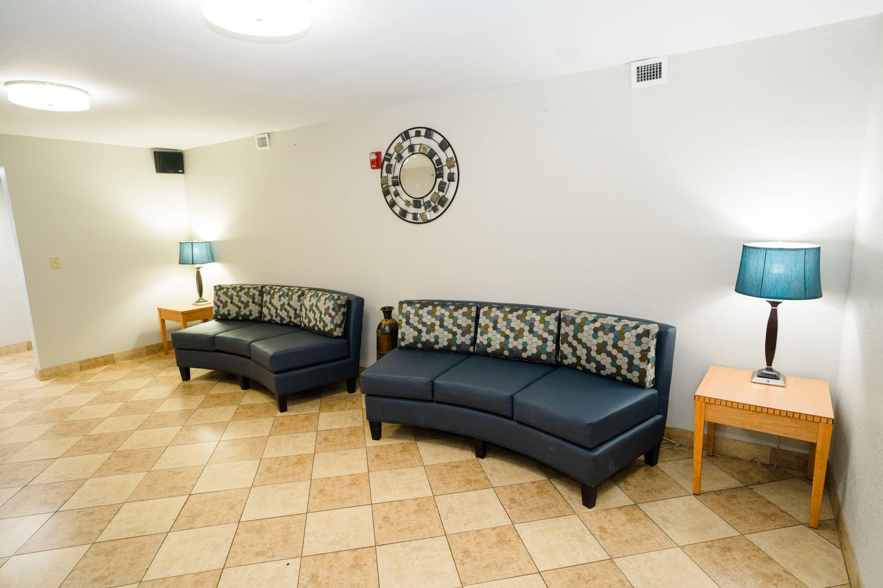 Spacious lobby with sitting area | MainStay Suites Knoxville North I-75