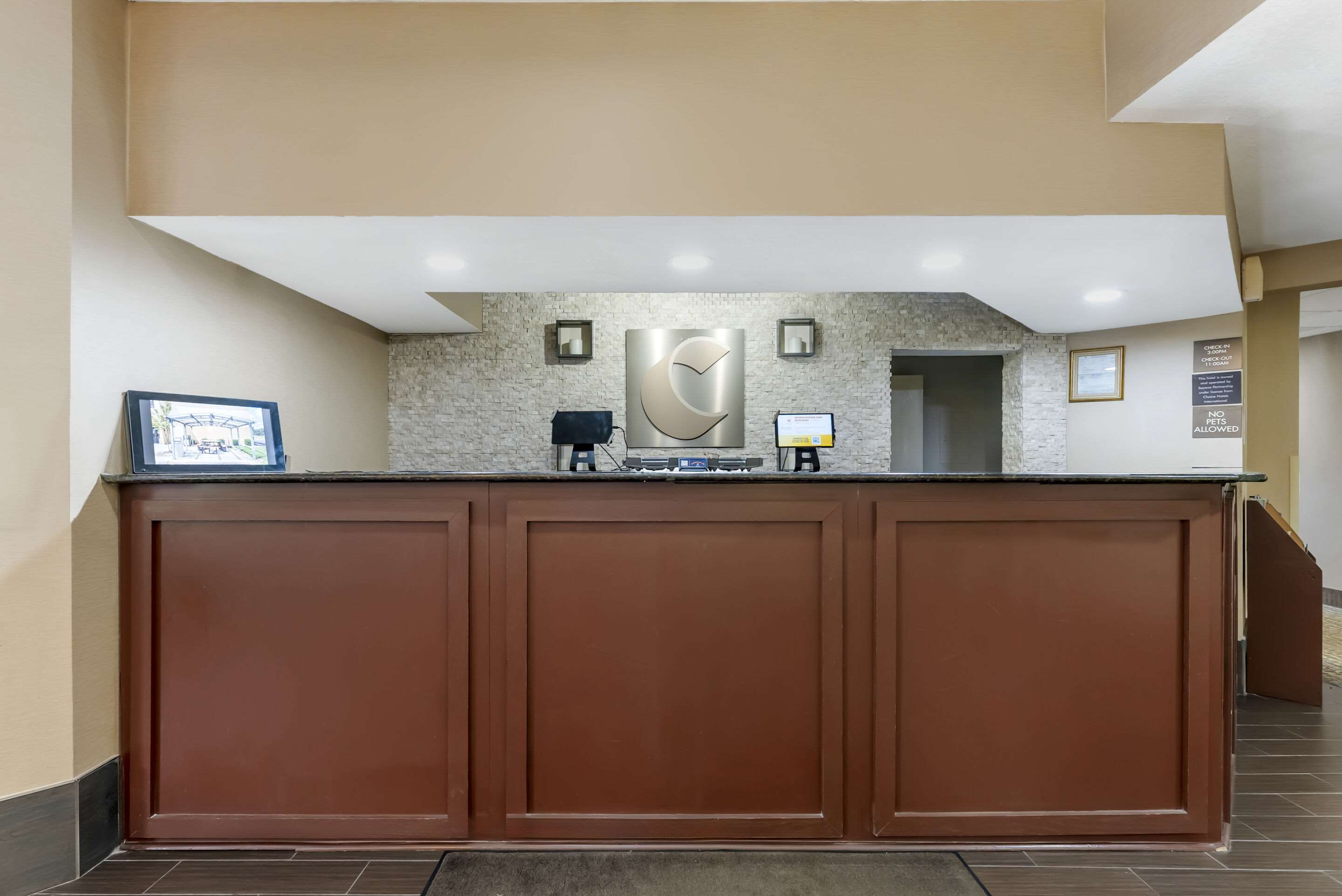 Front desk