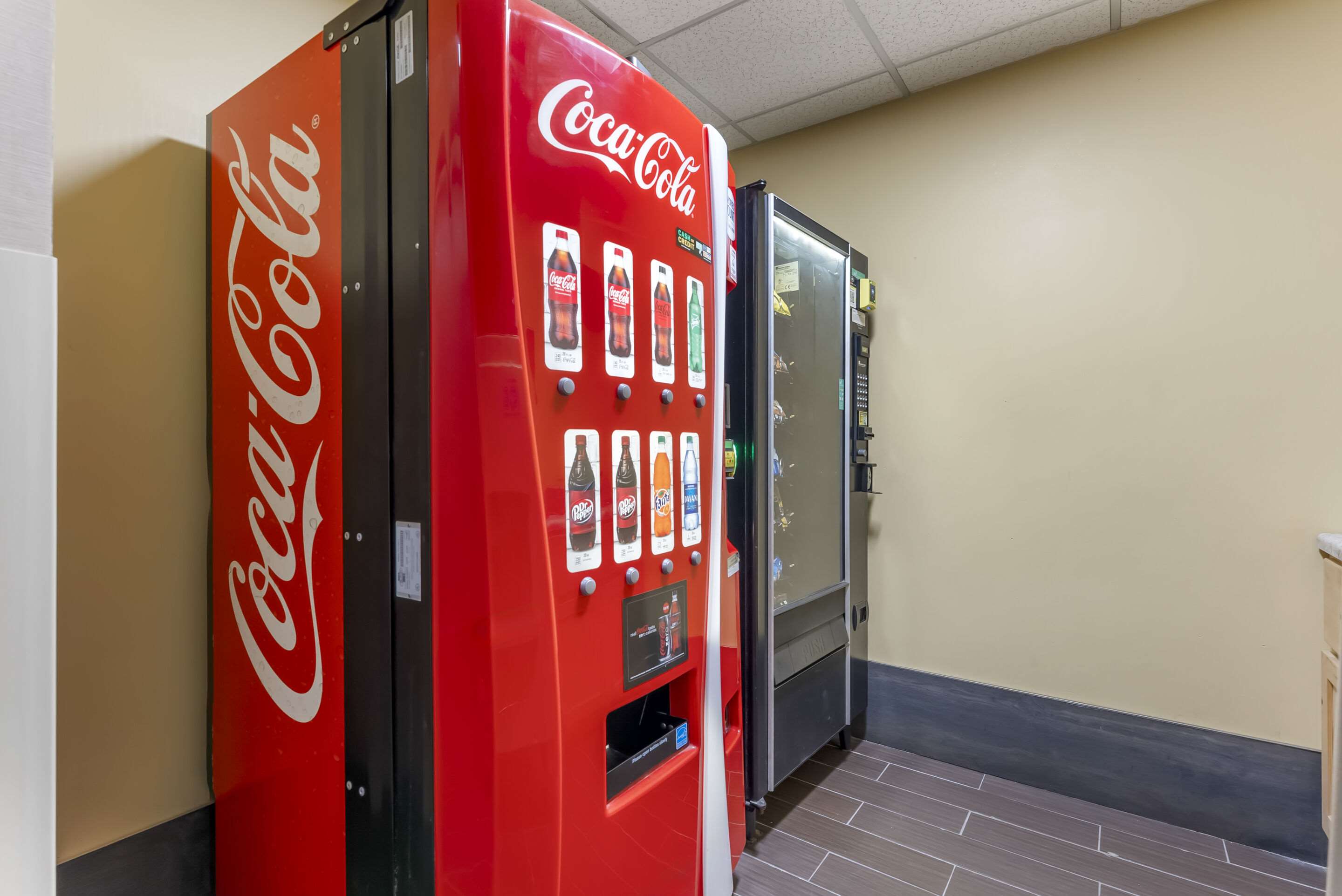 Hotel vending area