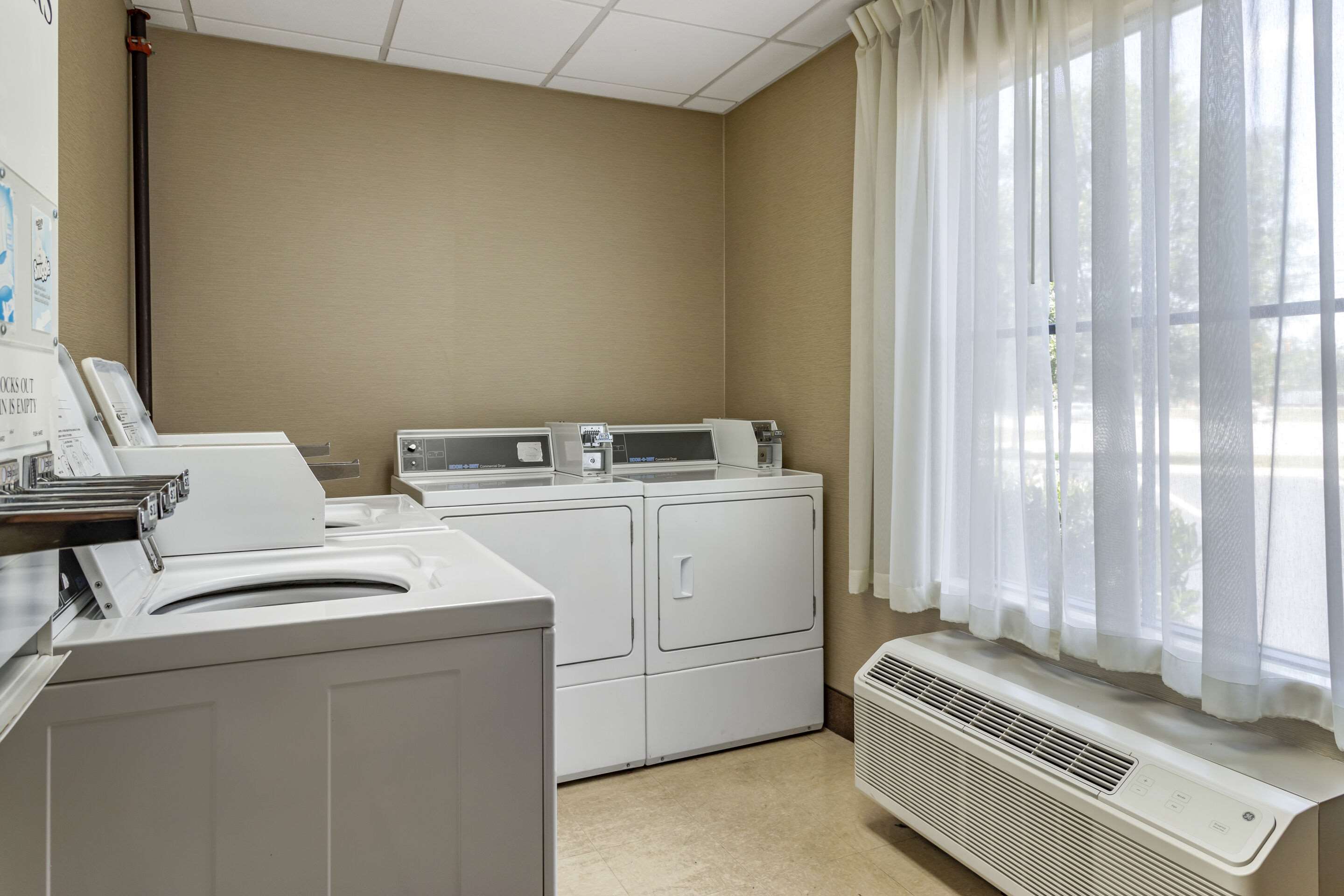 Guest laundry facilities