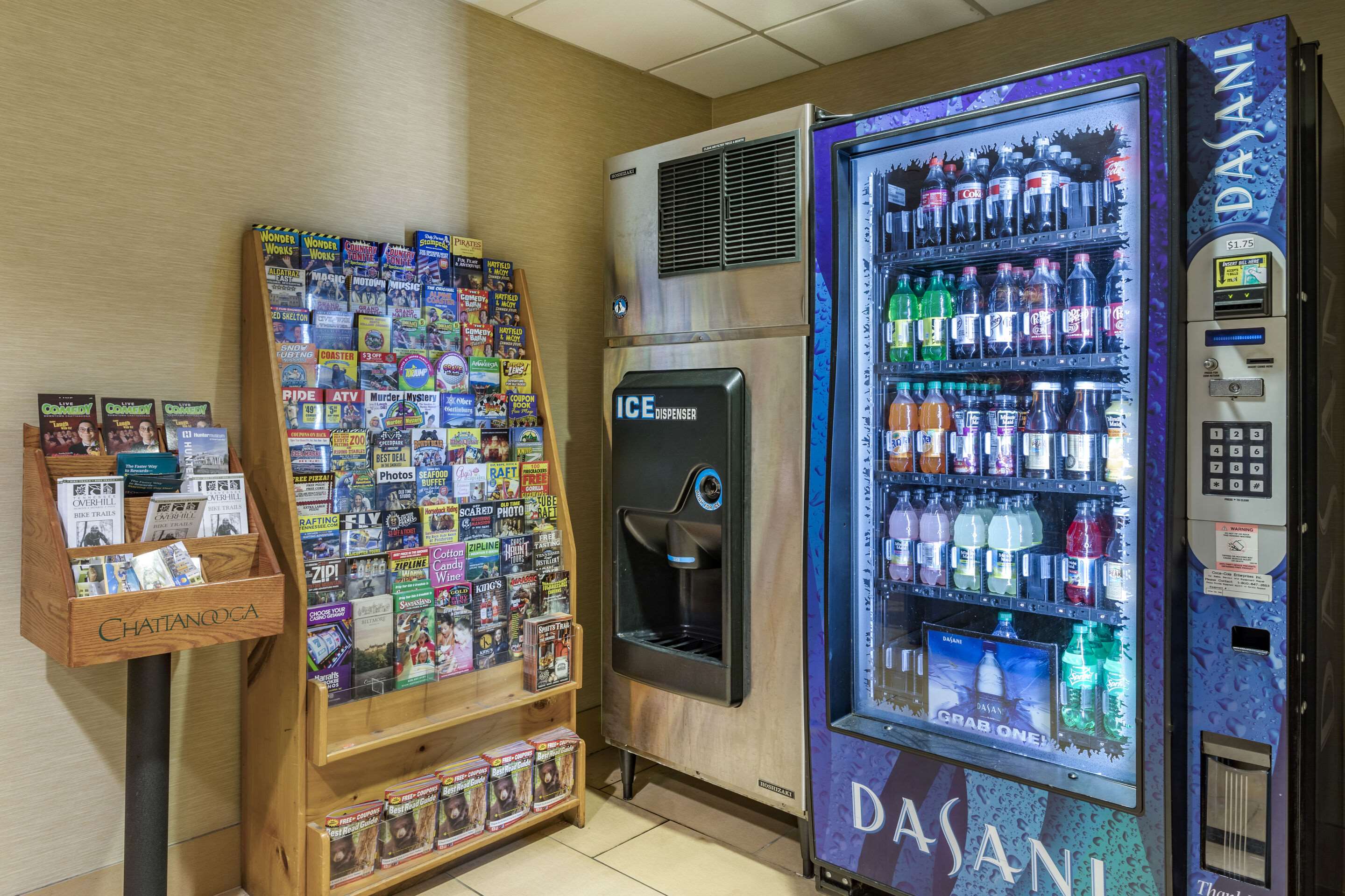 Hotel vending area