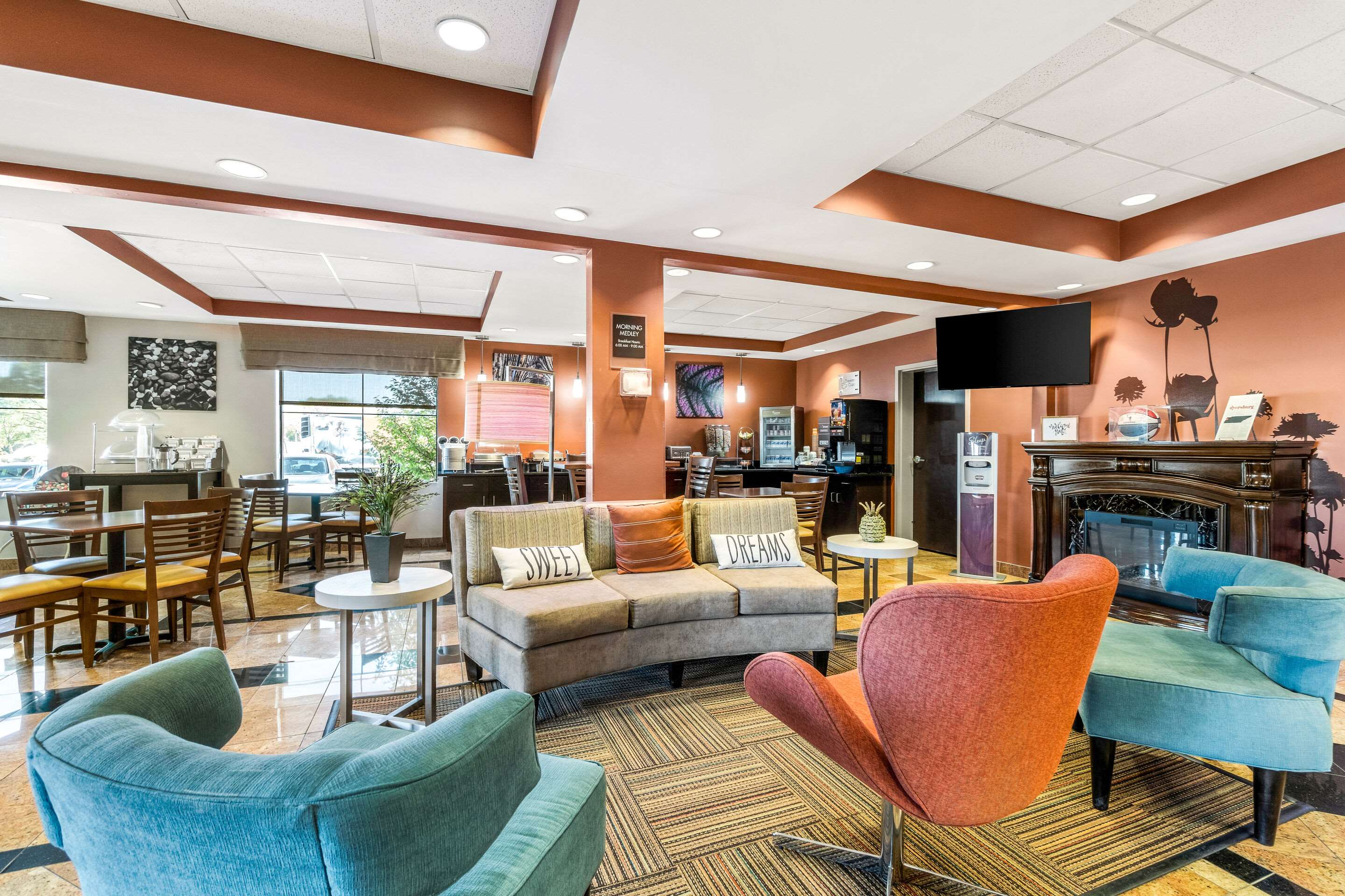 Lobby with sitting area | Sleep Inn & Suites Dyersburg I-155