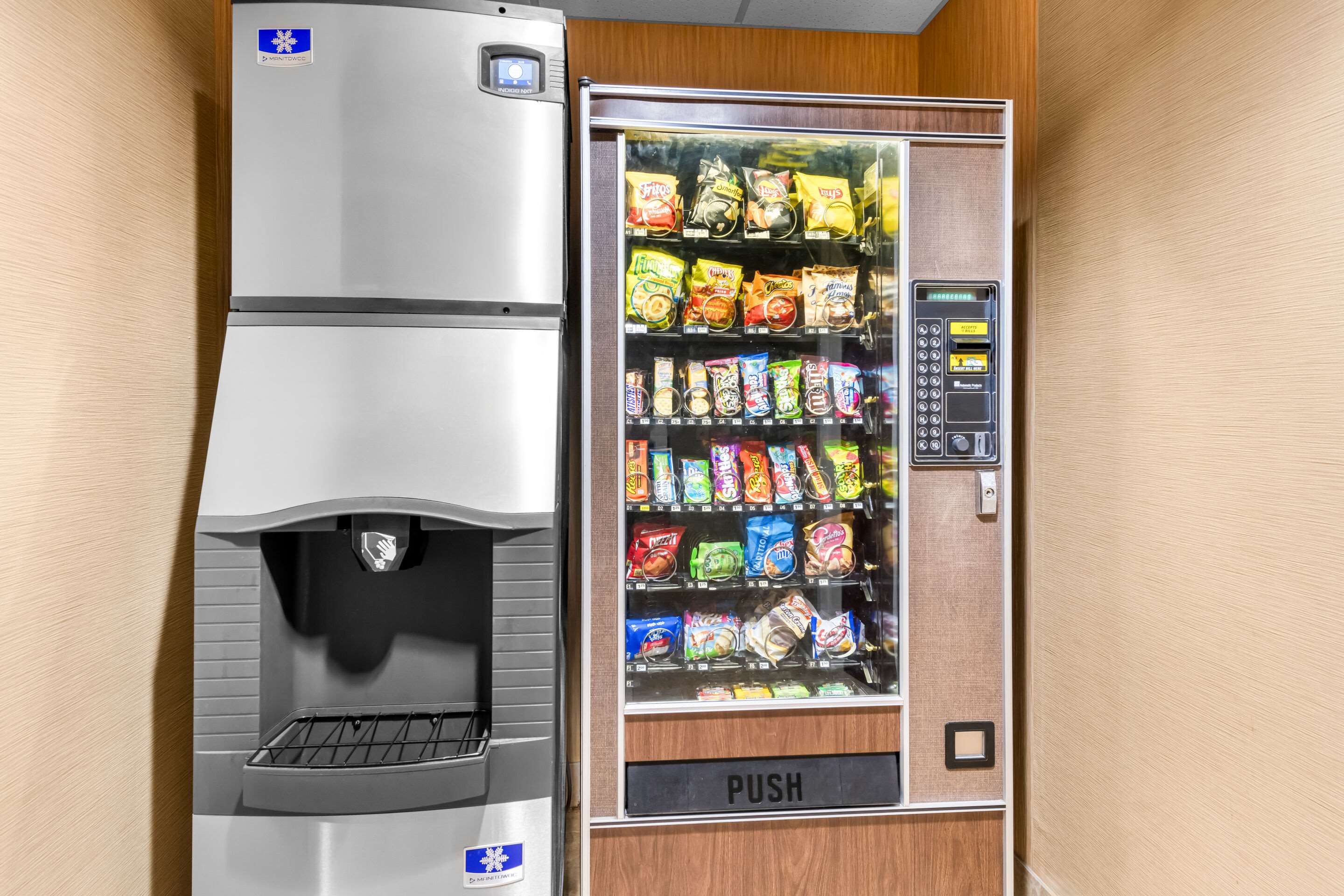 Hotel vending area