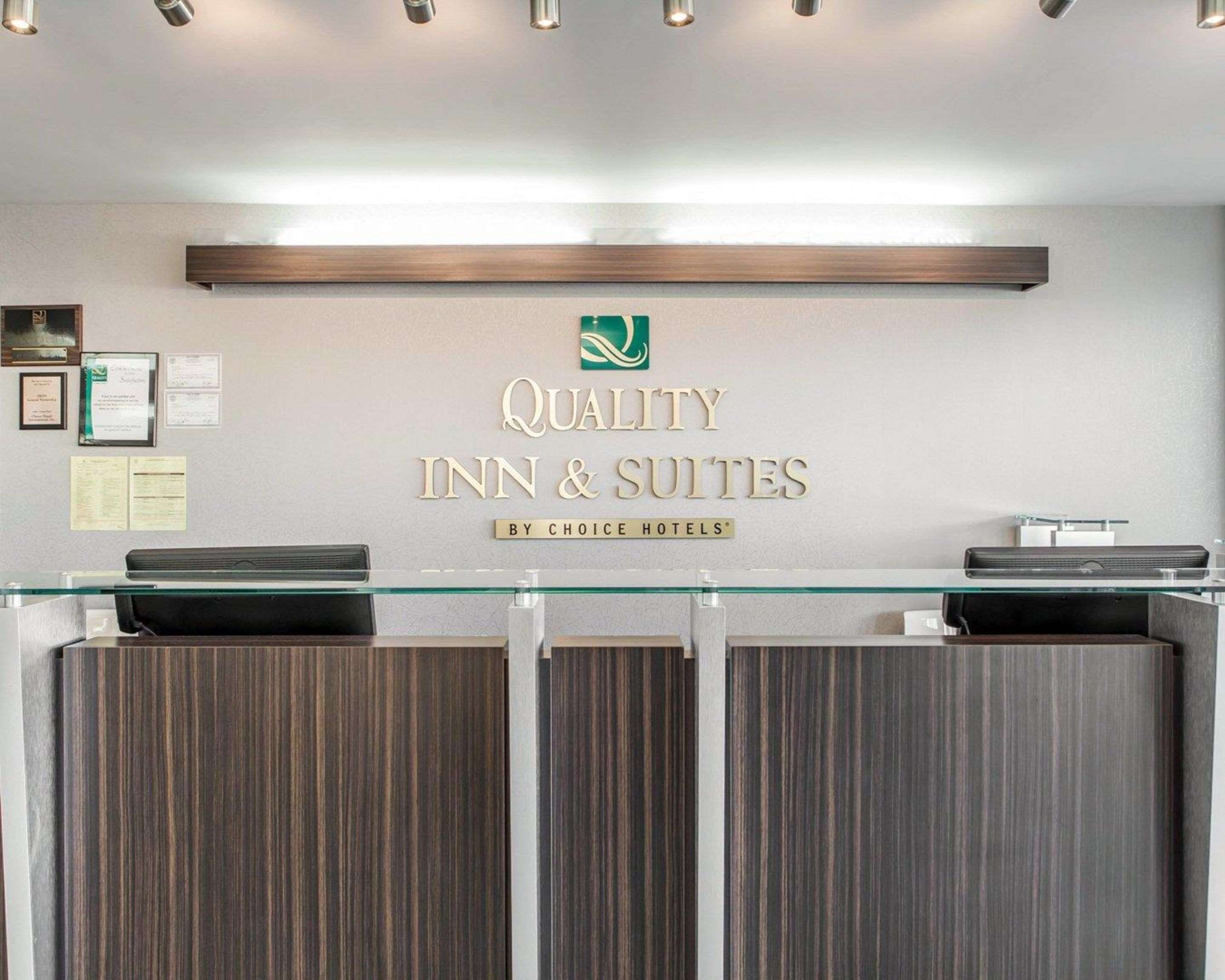 Front desk with friendly staff
