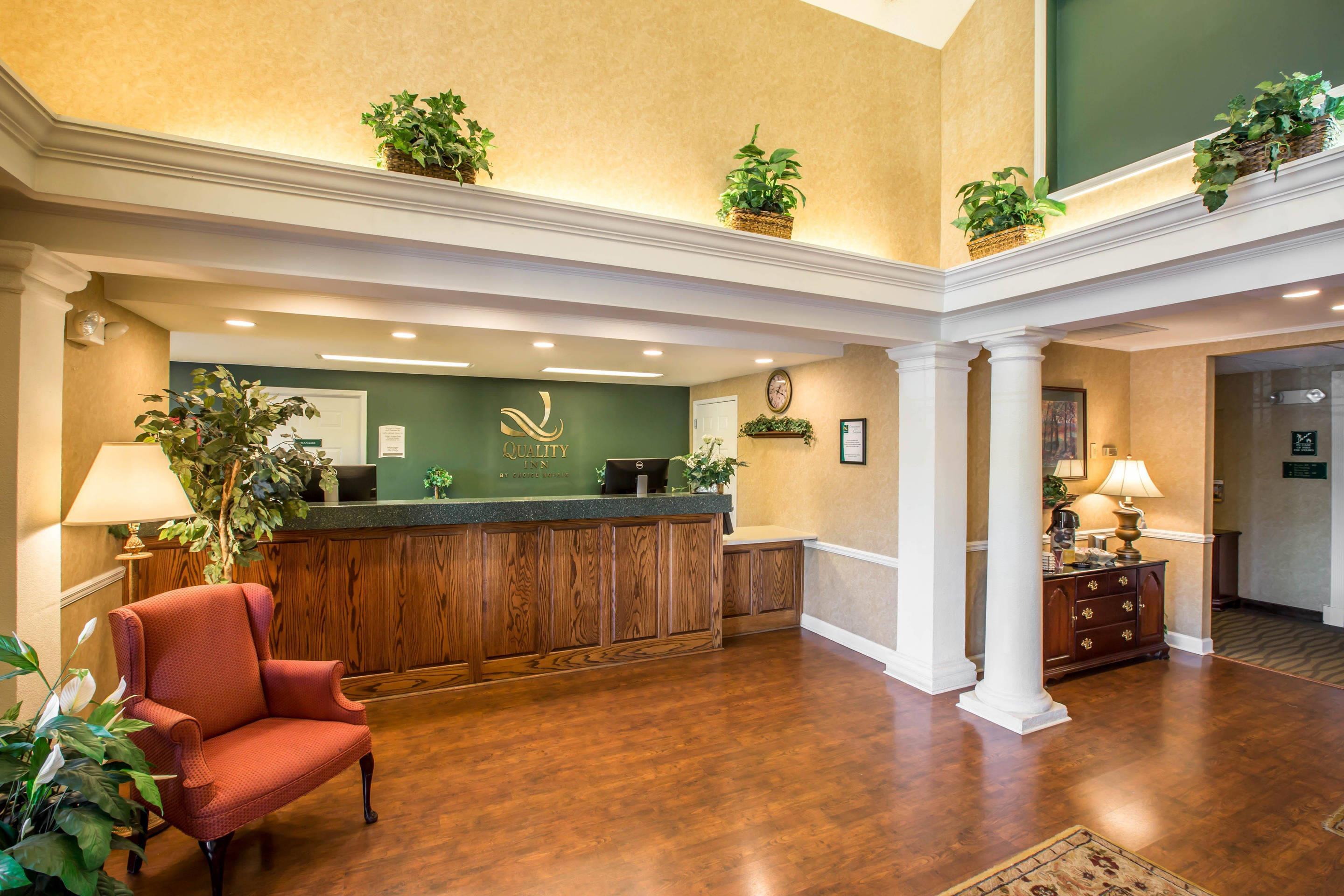 Spacious lobby