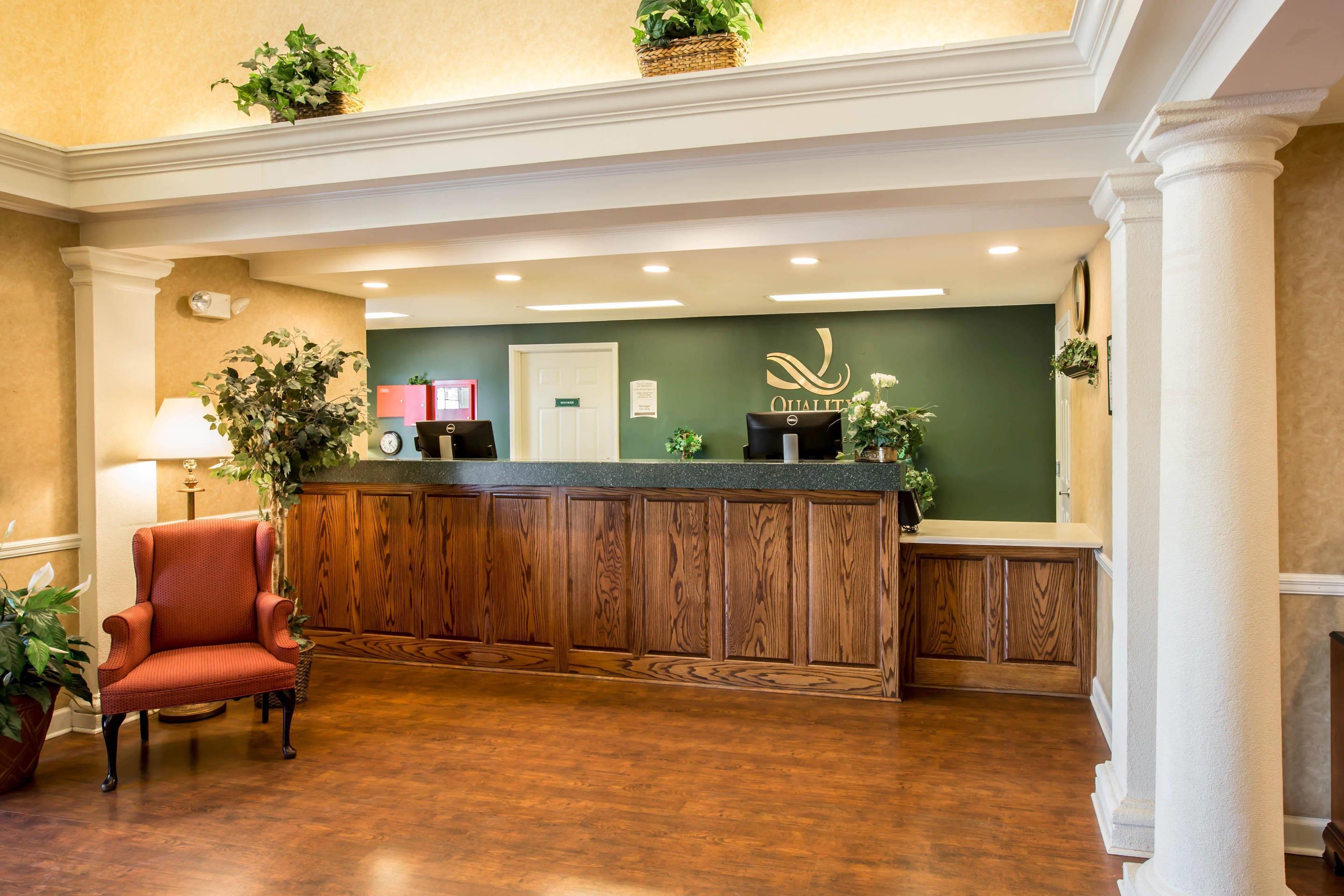 Spacious lobby
