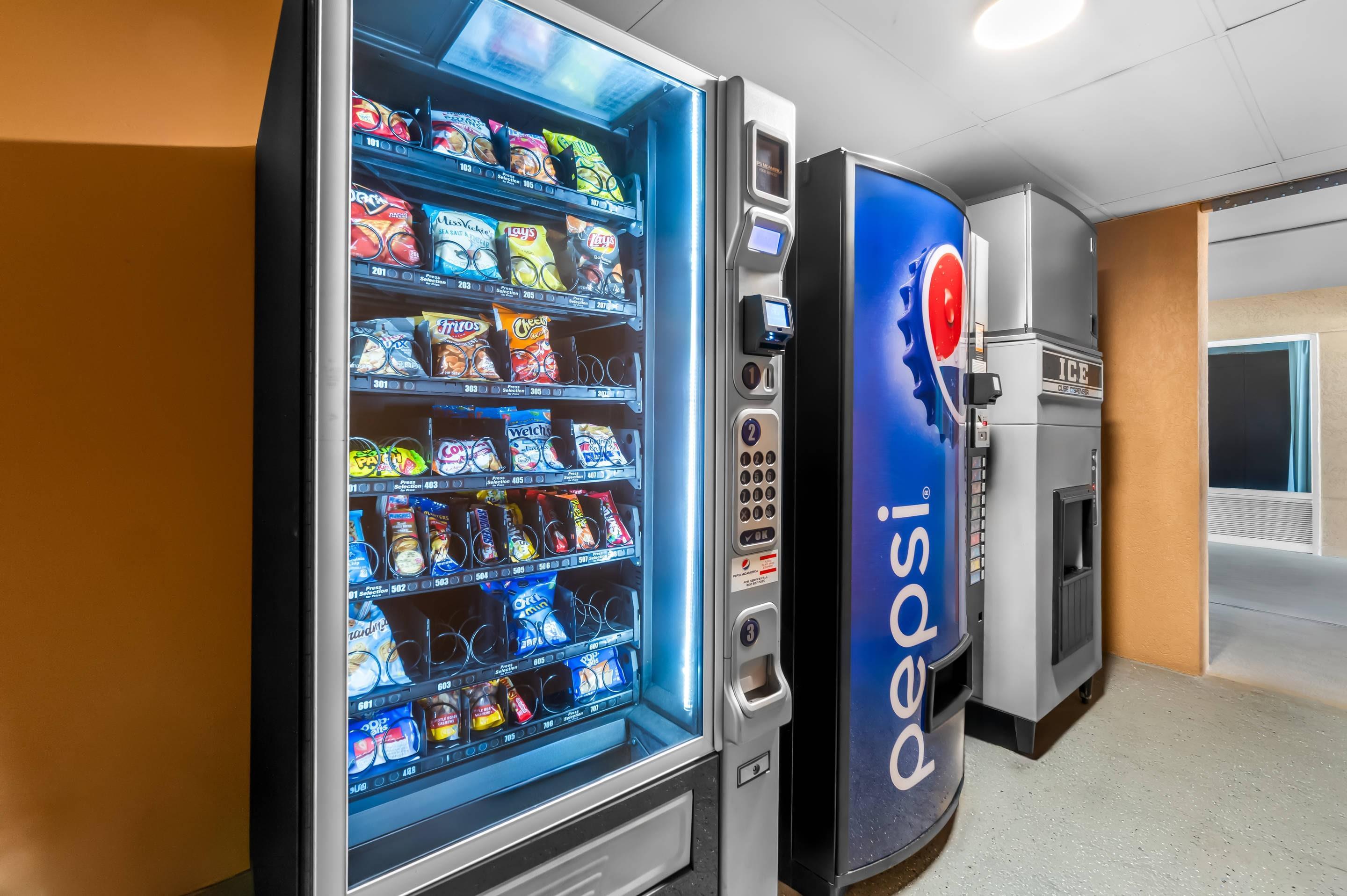 Hotel vending area