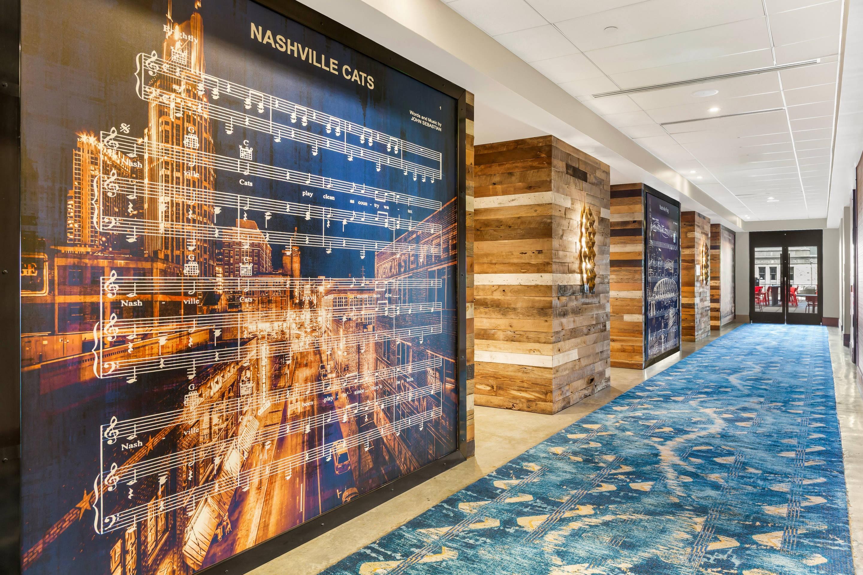 Interior corridors | Cambria Hotel Nashville Downtown