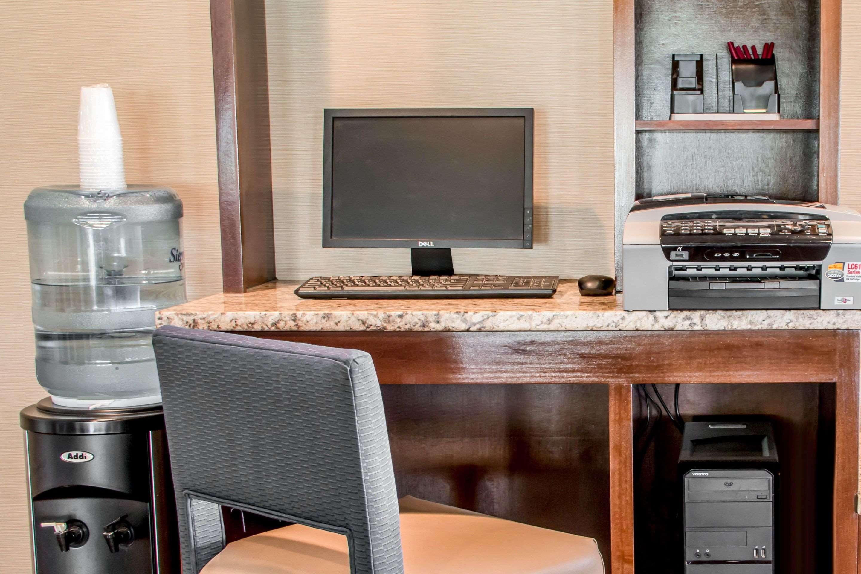 Business center with high-speed Internet access