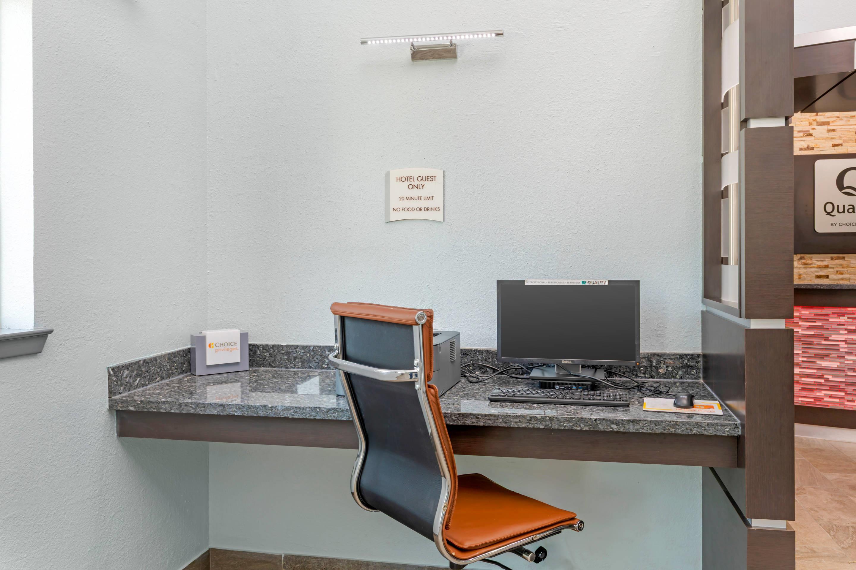 Business center | Quality Inn Mesquite - Dallas East