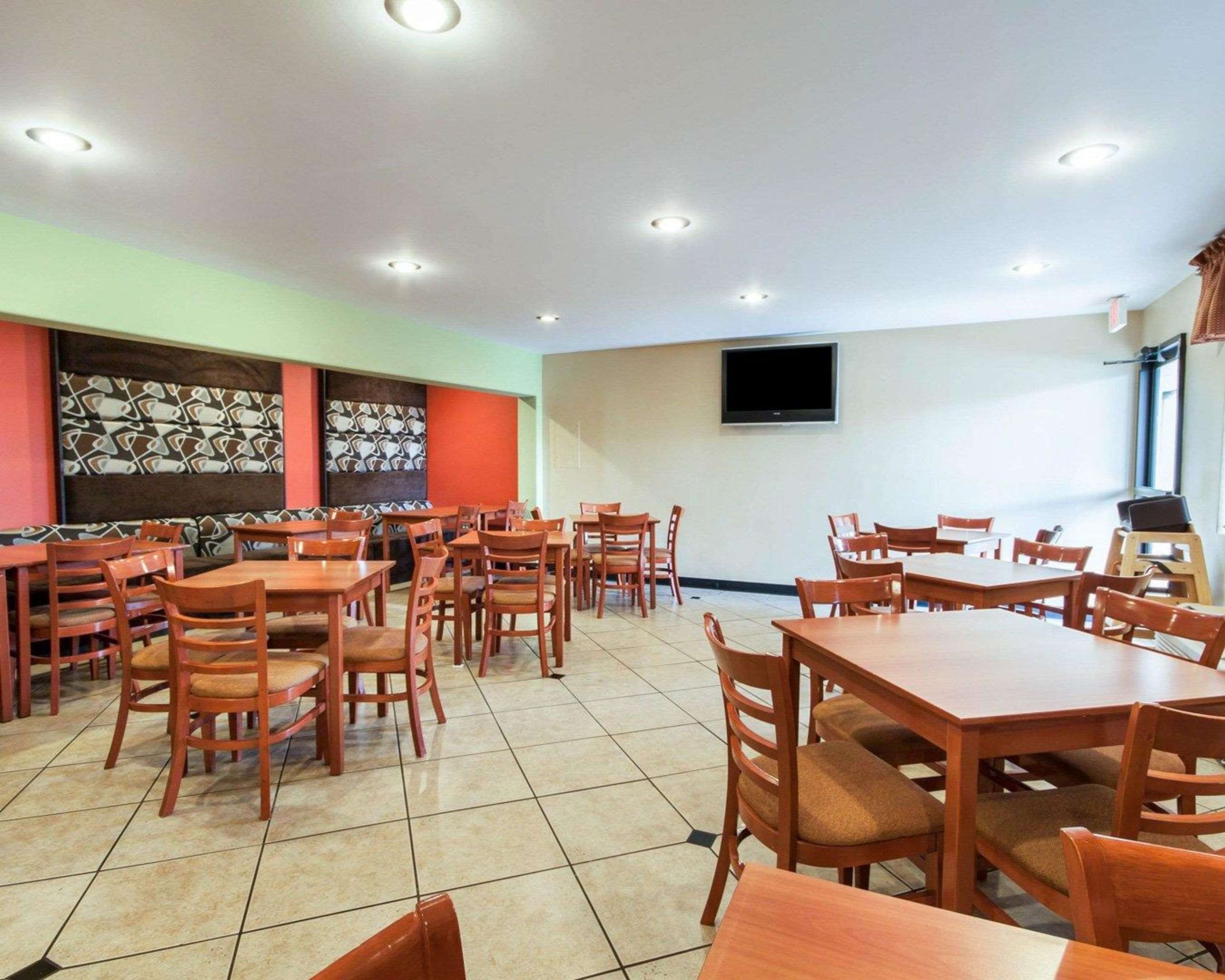 Enjoy breakfast in this seating area