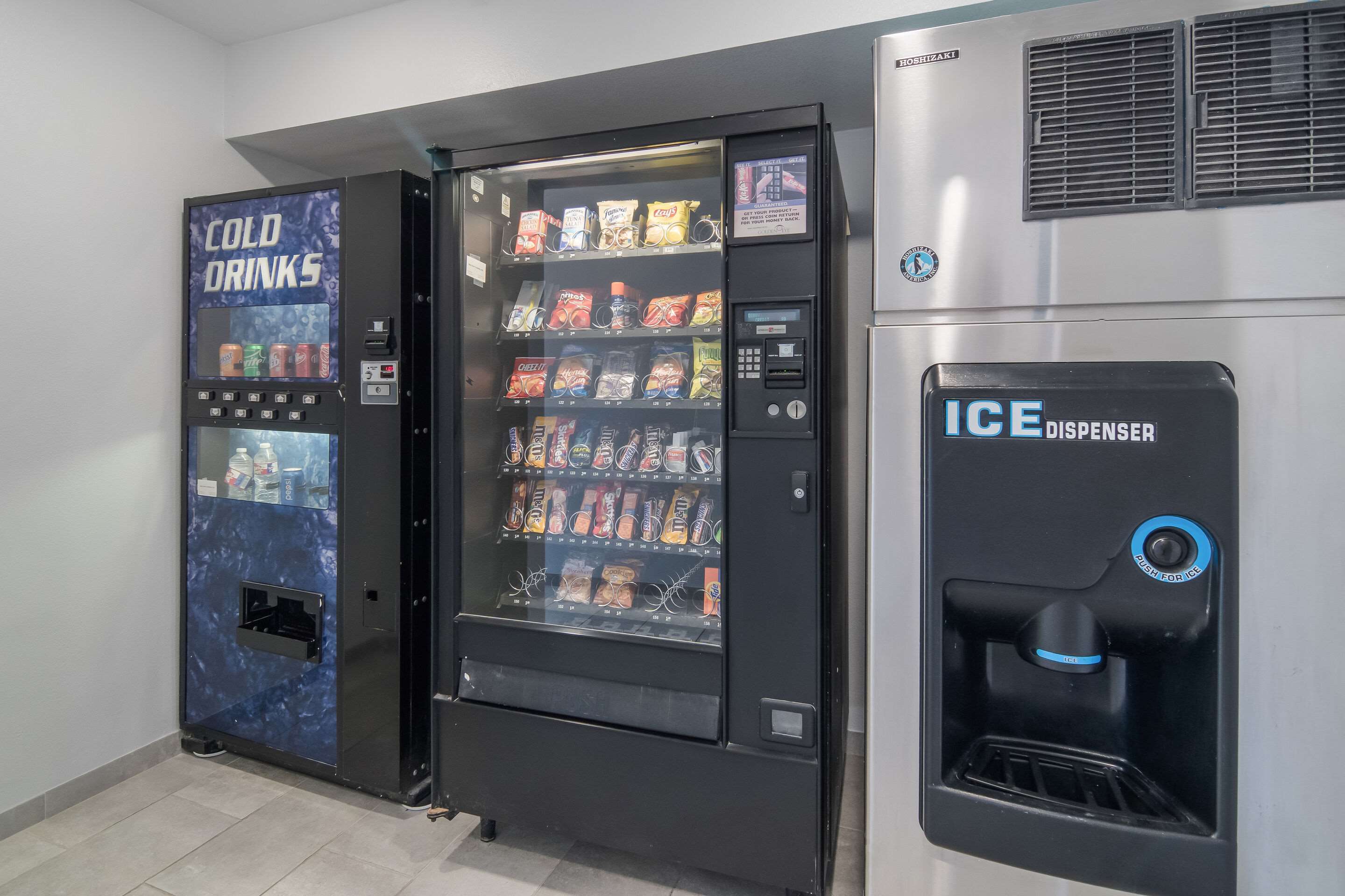 Hotel vending area