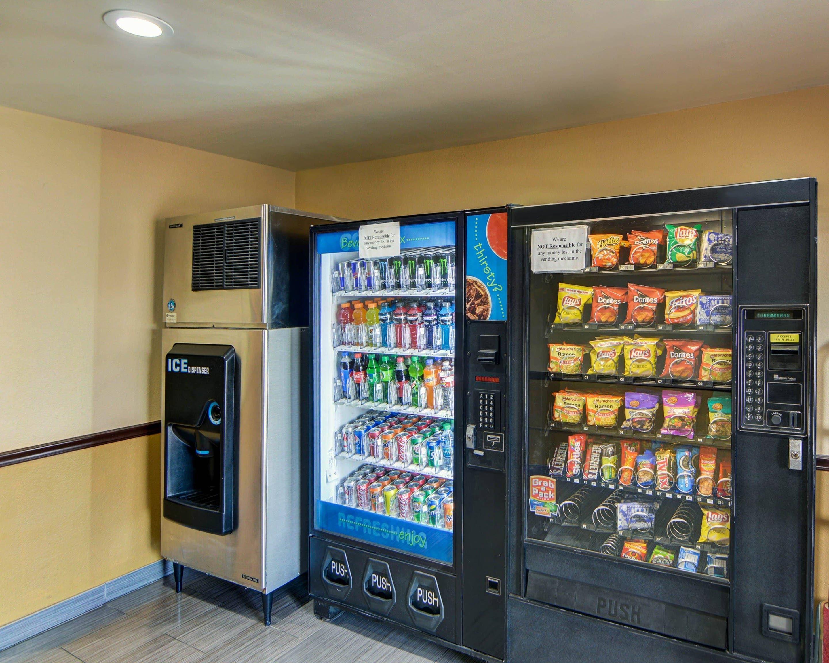 Hotel vending areas