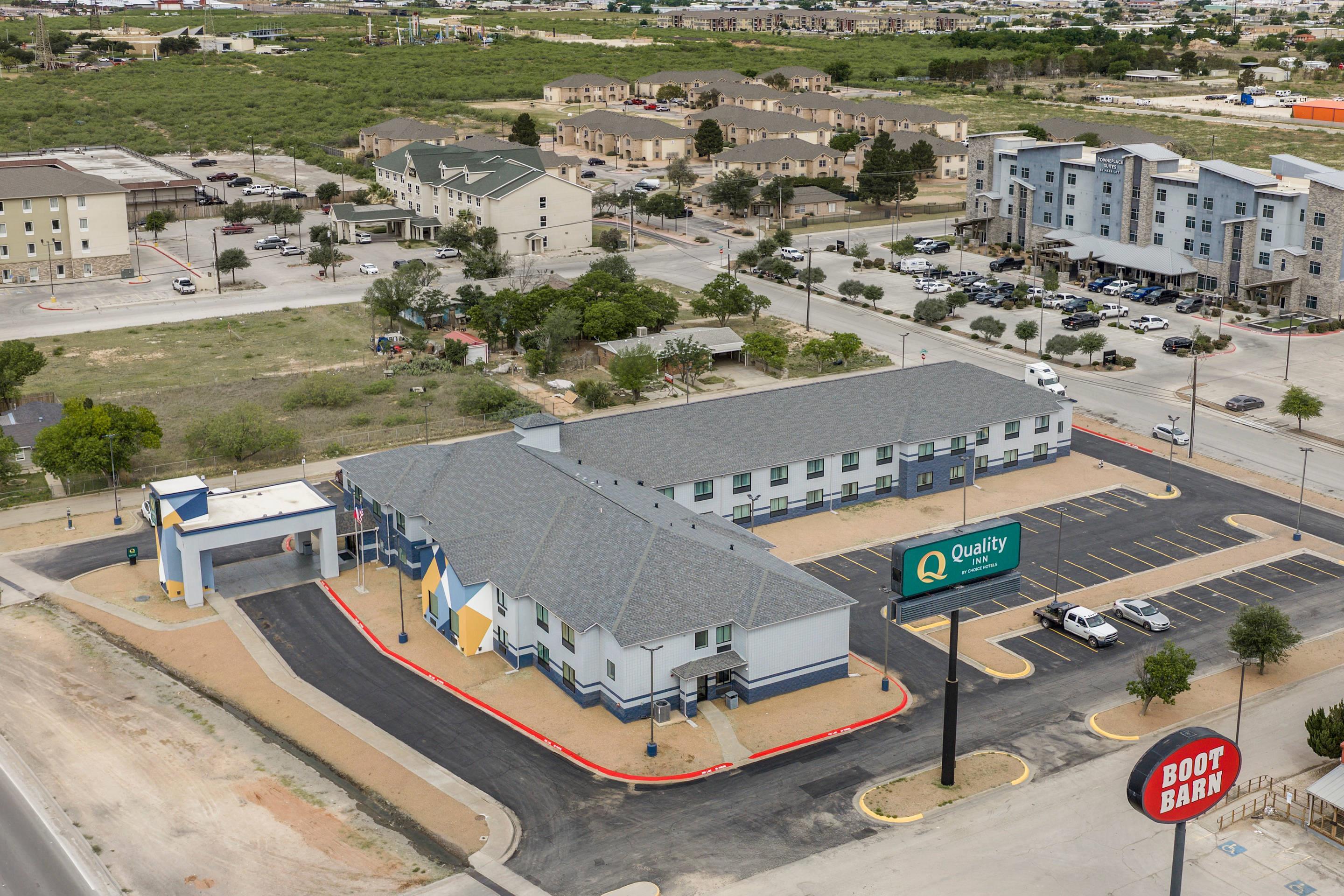 Aerial View | Quality Inn Midland