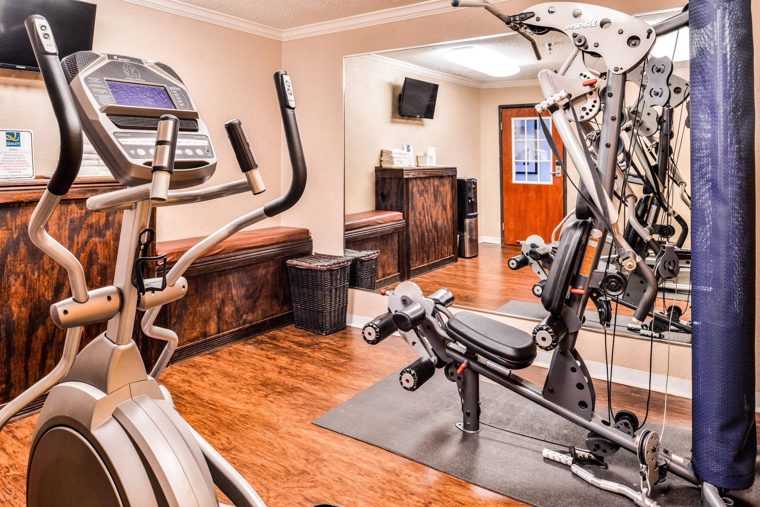 Fitness center | Quality Inn And Suites Beaumont