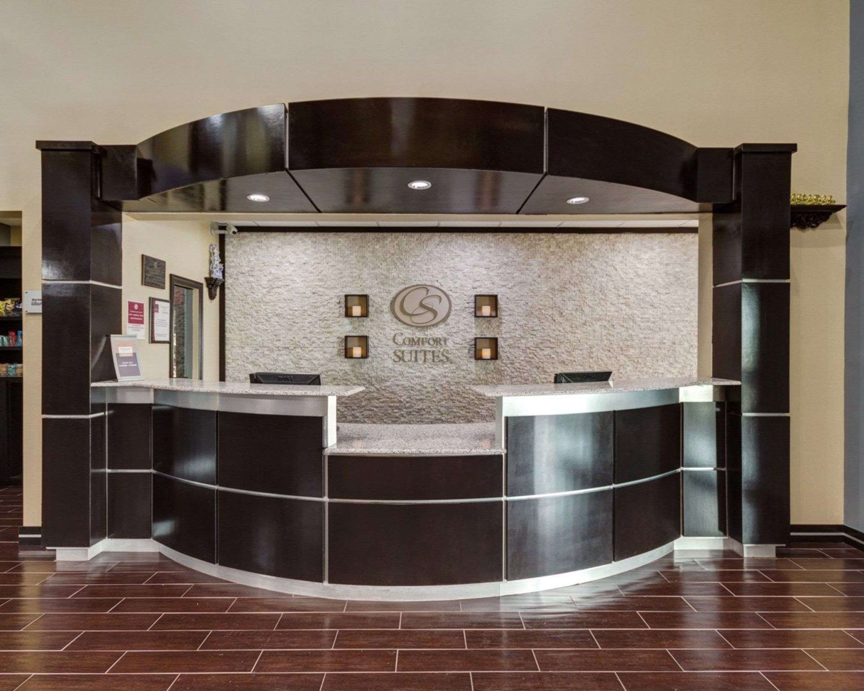 Front desk with friendly staff