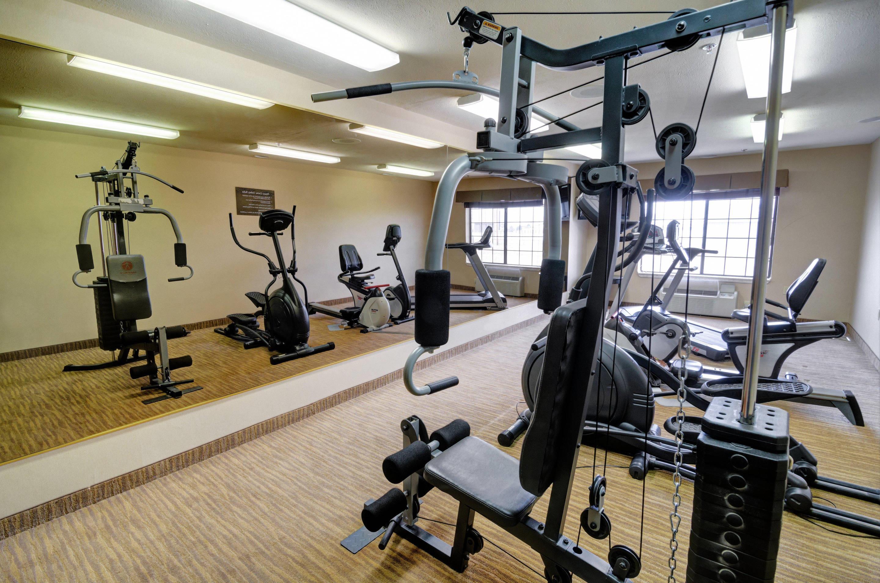Exercise room with cardio equipment | Comfort Inn And Suites Amarillo