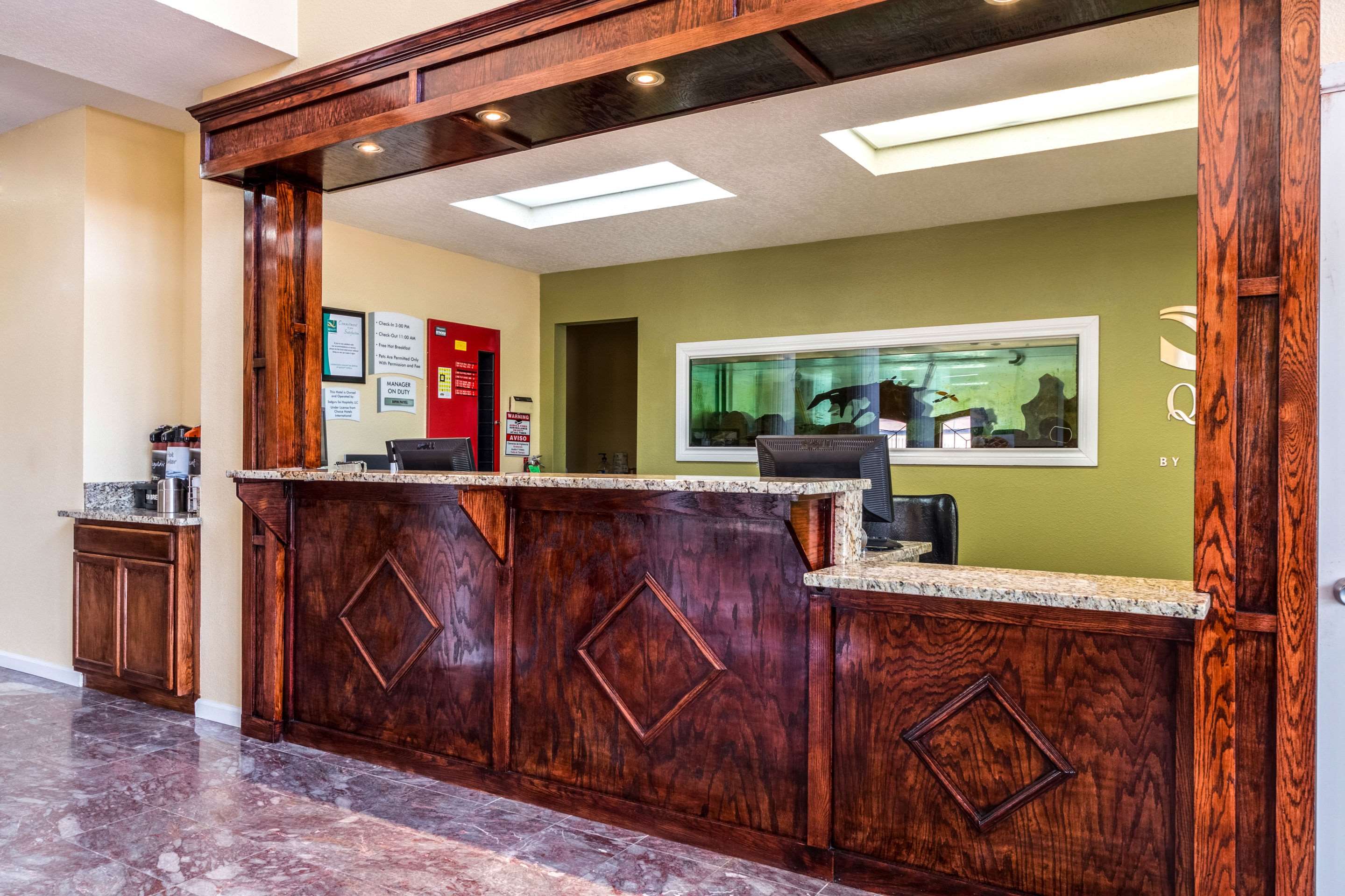Hotel lobby