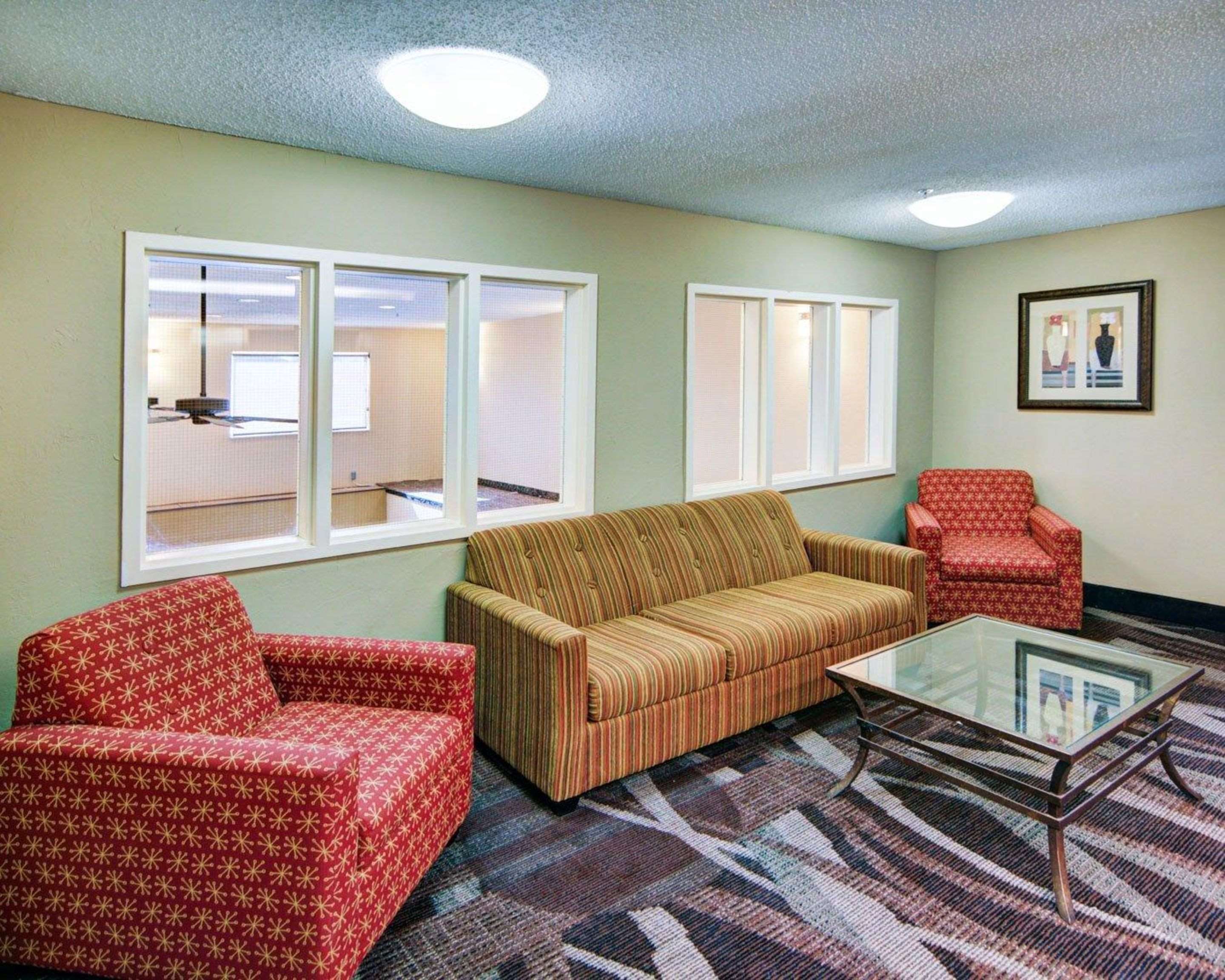 Second floor lobby sitting area