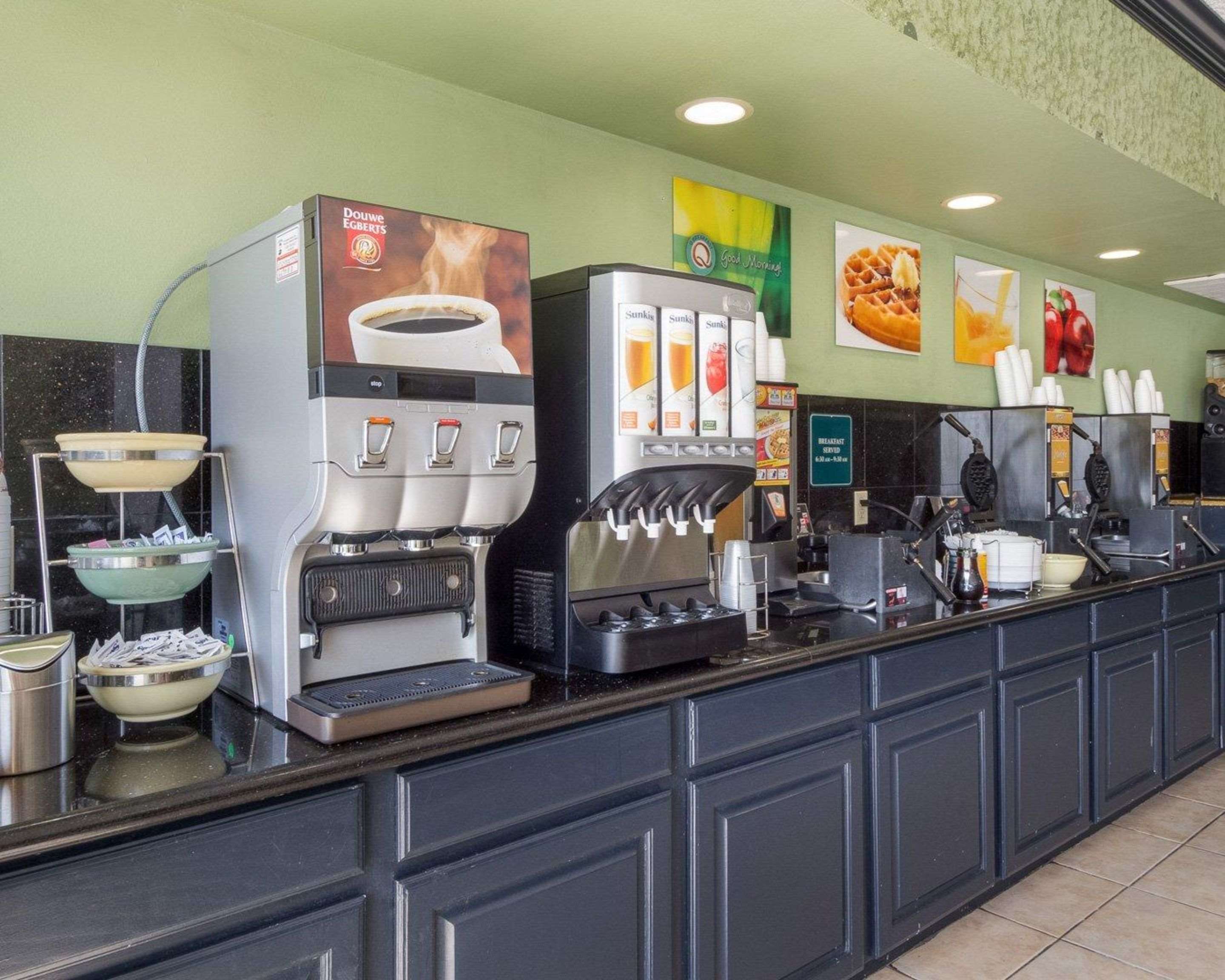 Breakfast area in the lobby | Quality Inn & Suites Corpus Christi