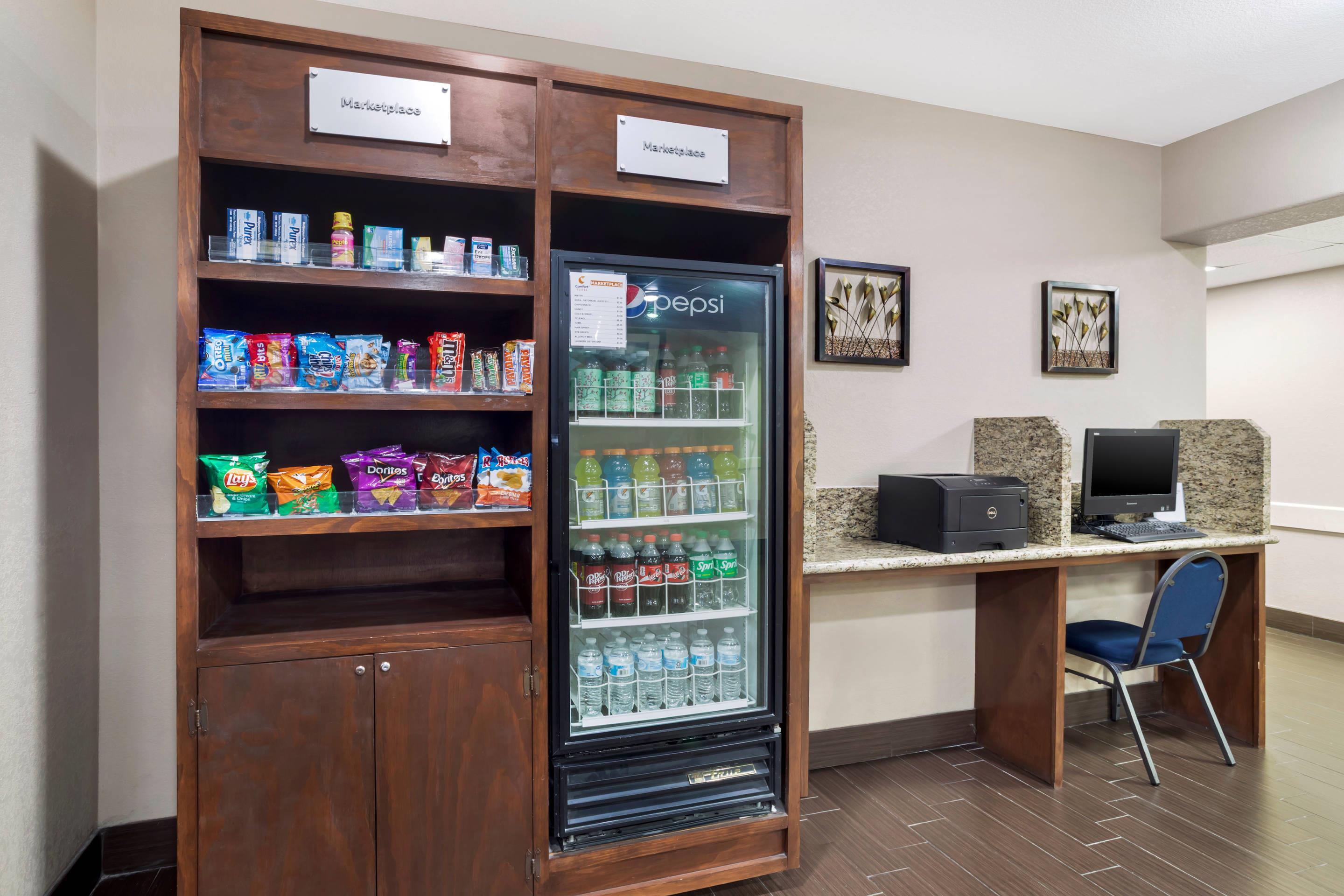 Hotel vending area | Comfort Suites Brenham