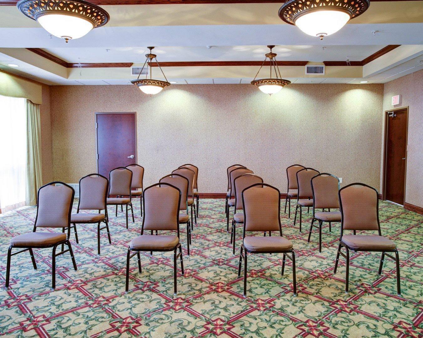 Meeting room with theater-style setup | Comfort Suites University Drive