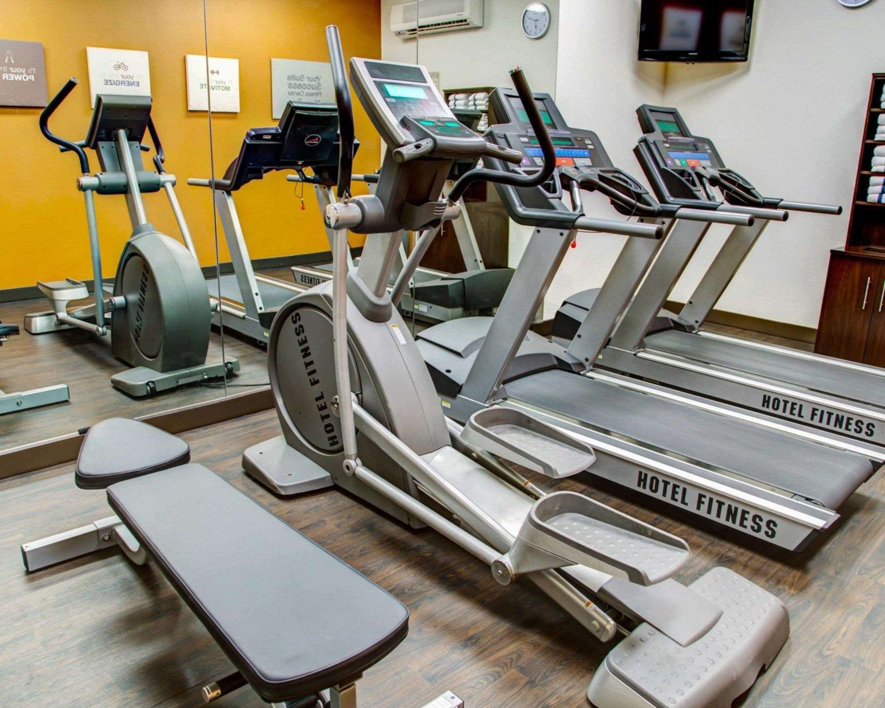 Fitness center with cardio equipment | Comfort Suites Tyler South