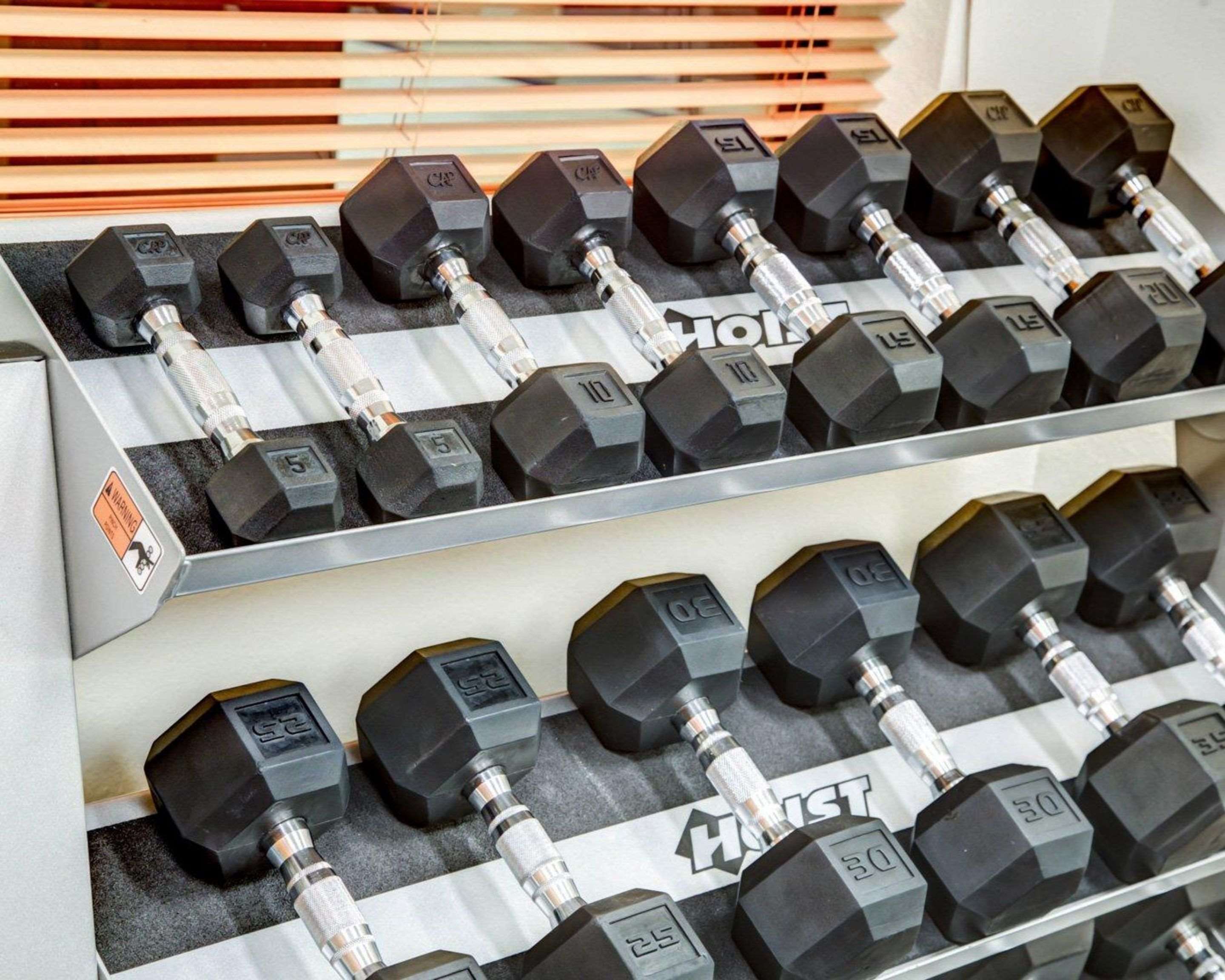 Fitness center with free weights | Comfort Suites Tyler South