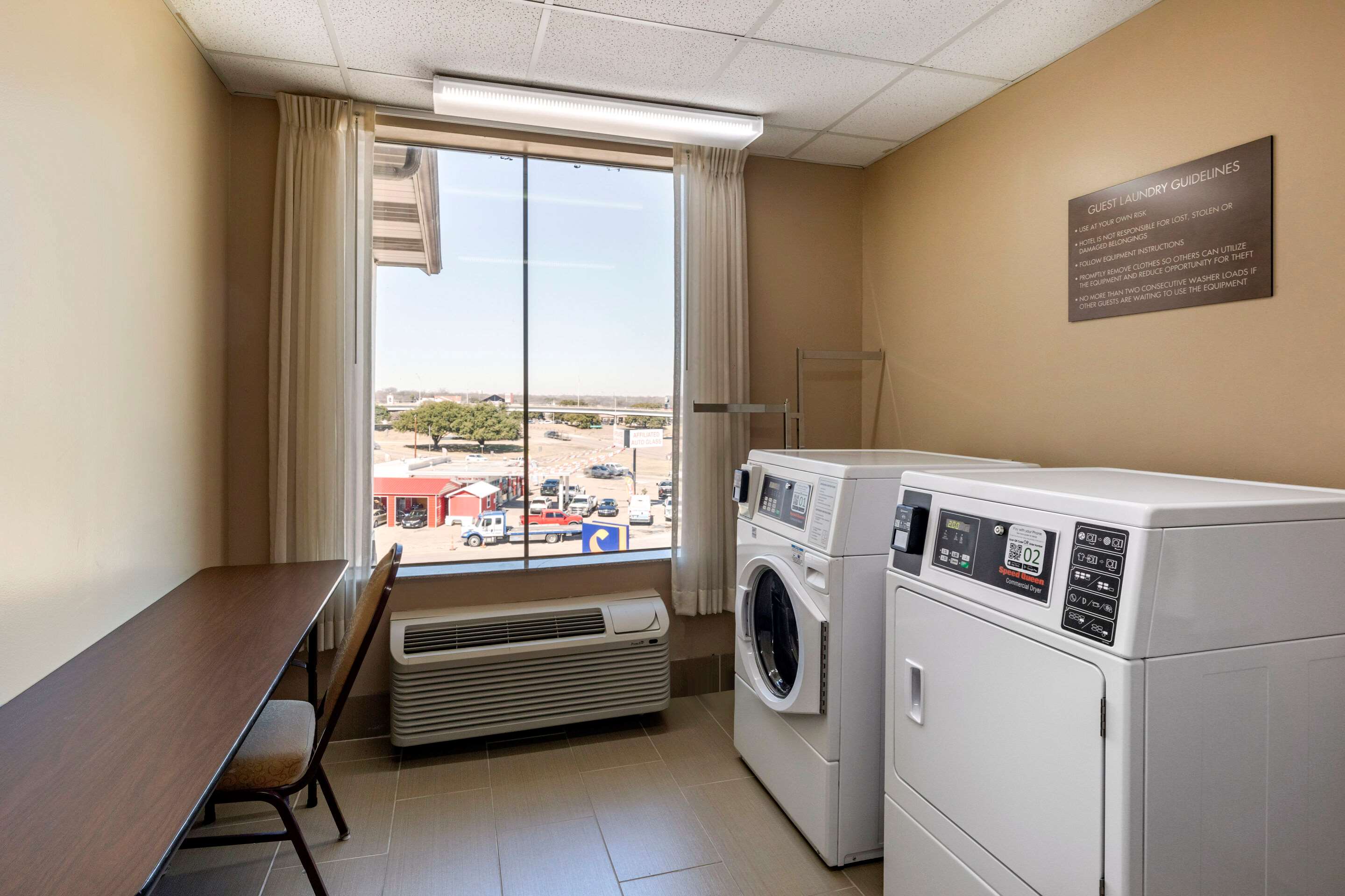 Guest laundry facilities